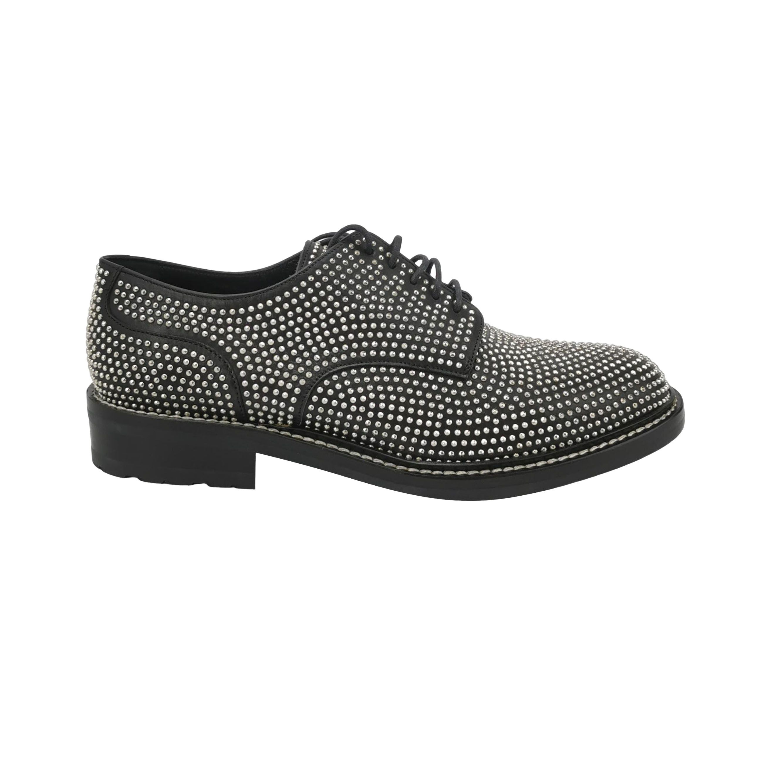 Saint Laurent Paris Saint Laurent Studded Leather Derbies EU 40 Size US 7 / EU 40 - 1 Thumbnail