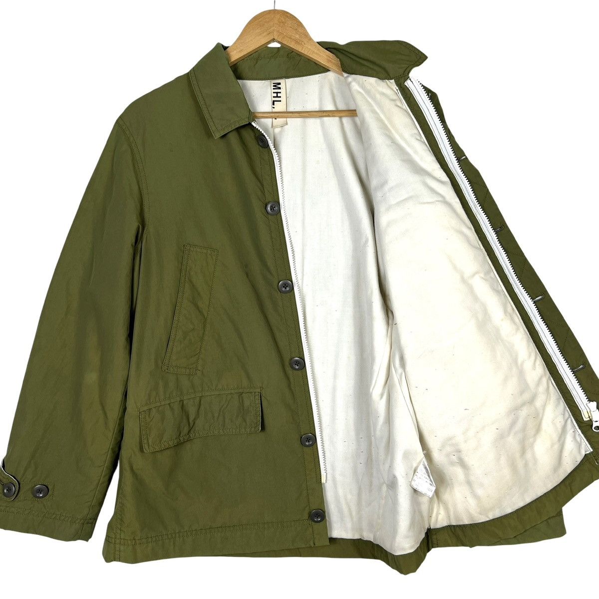Margaret Howell 💥 MHL MARGARET HOWELL N-1 MILITARY STYLE JACKET Size US M / EU 48-50 / 2 - 11 Thumbnail