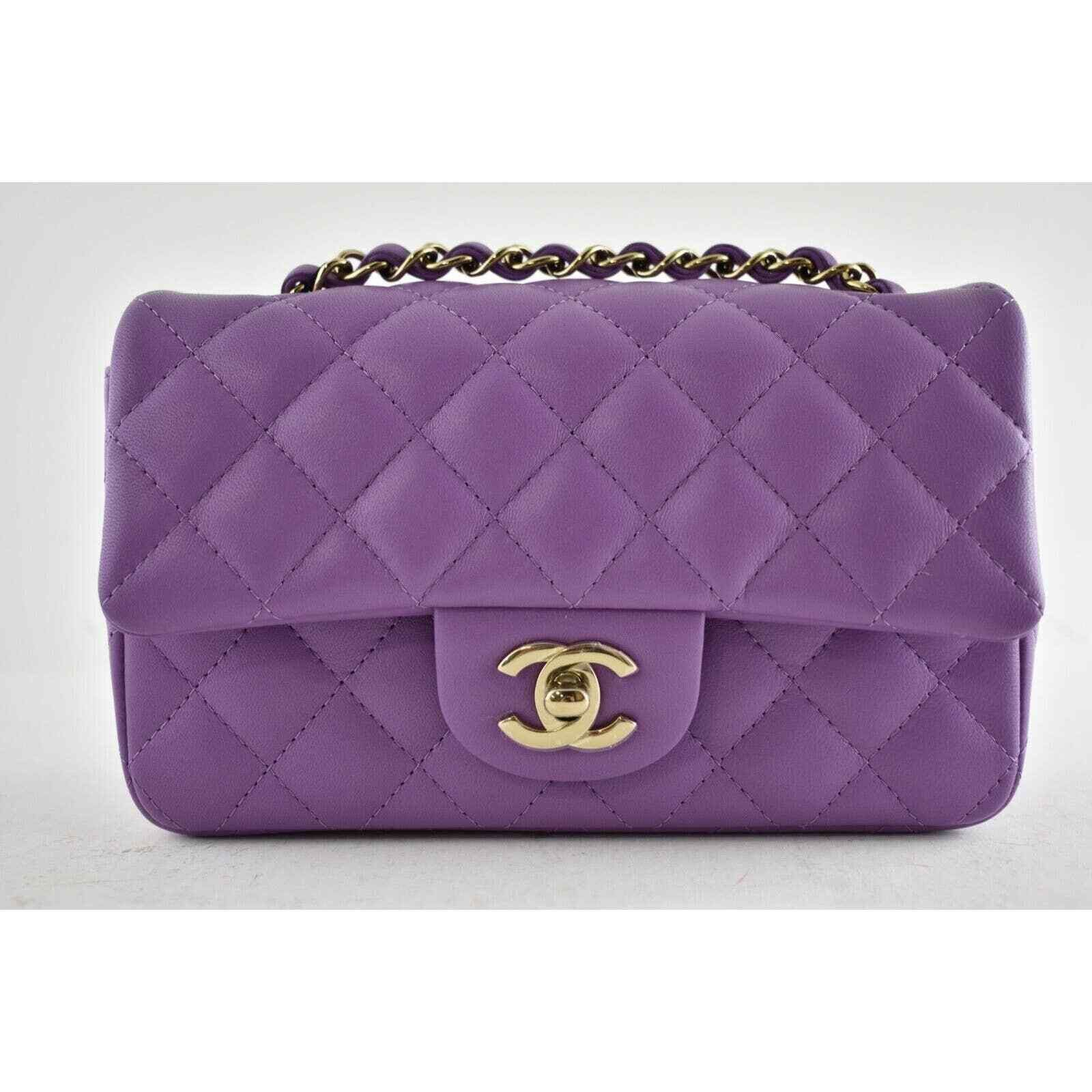 Chanel Chanel Chain Mini Flap Rectangle Quilted Crossbody Bag Size ONE SIZE - 1 Thumbnail