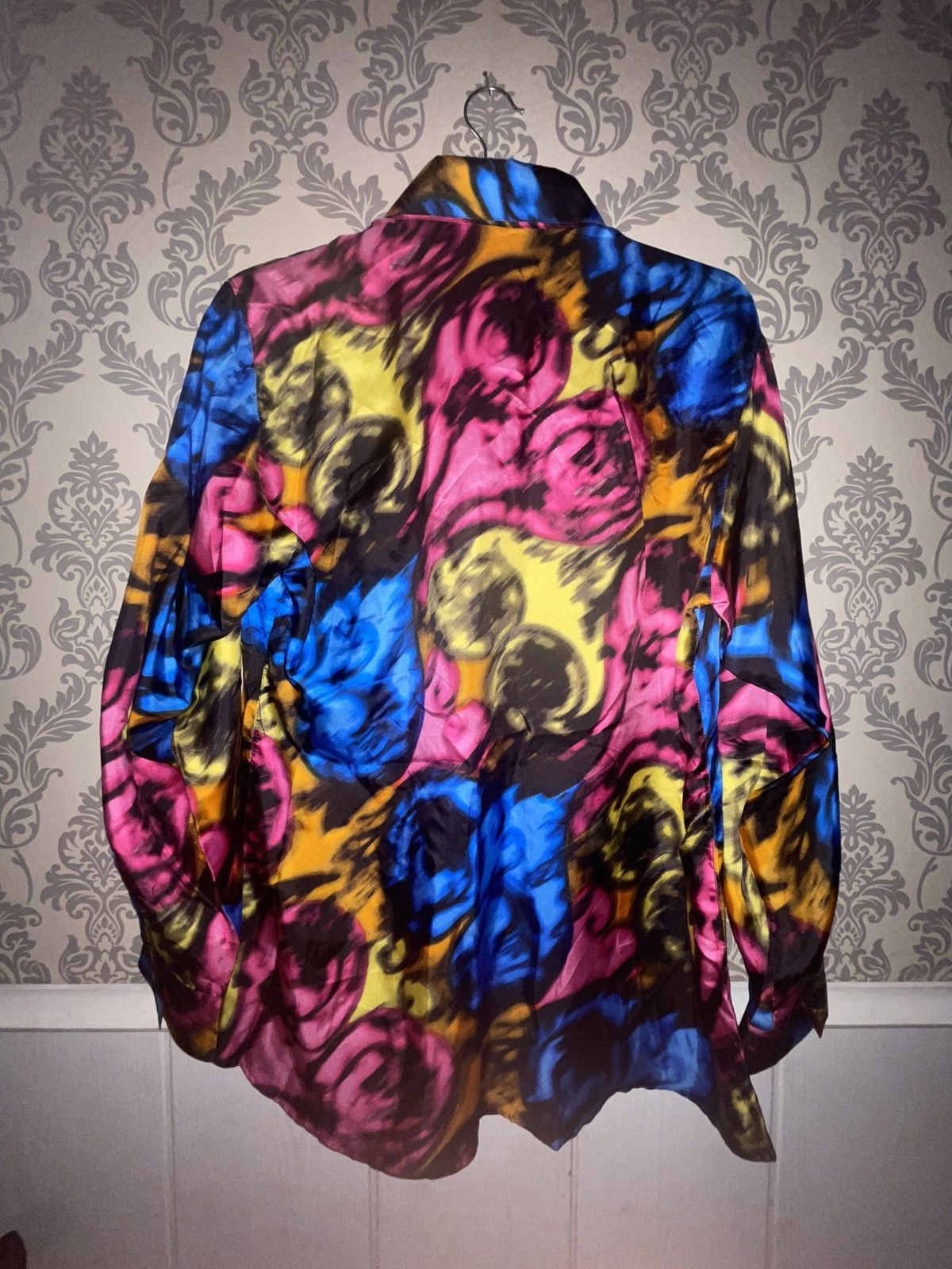 Versace RARE Vintage Versace Silk Shirt – Collector’s Archive Piece Size US L / EU 52-54 / 3 - 3 Thumbnail