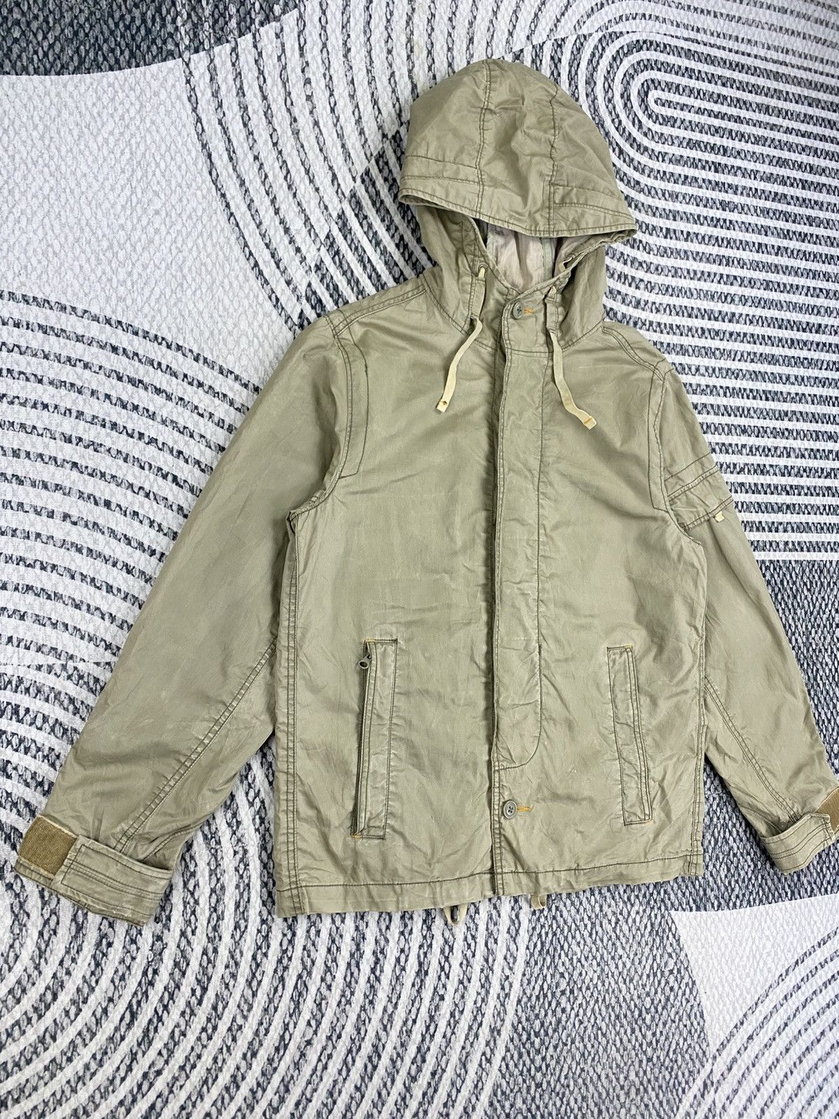 Gap Gap Military Style Hooded Jacket Size US M / EU 48-50 / 2 - 3 Thumbnail