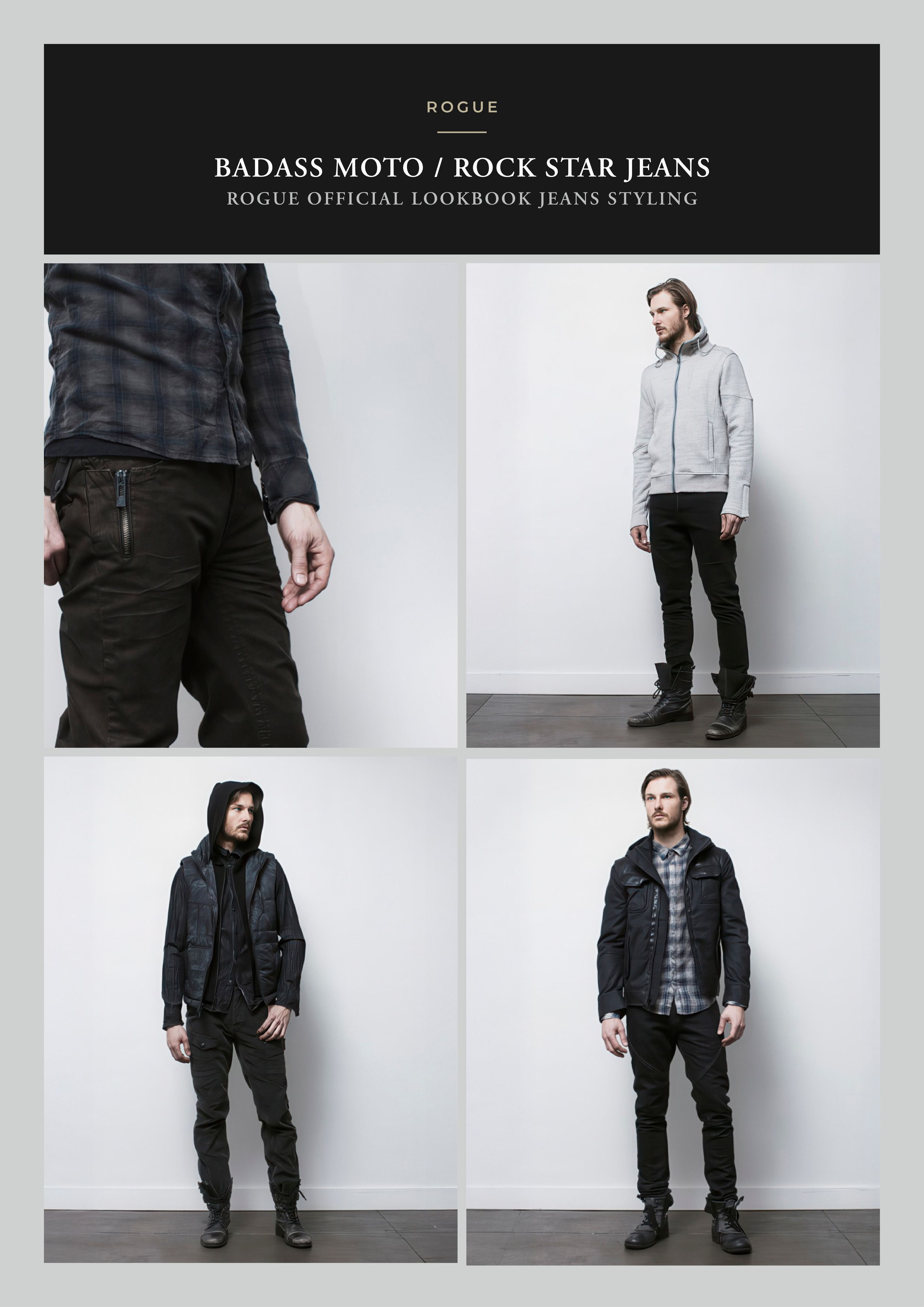 Rogue Effortless Cool Rare ROGUE Moto Pants, Badass Details Size US 32 / EU 48 - 11 Thumbnail