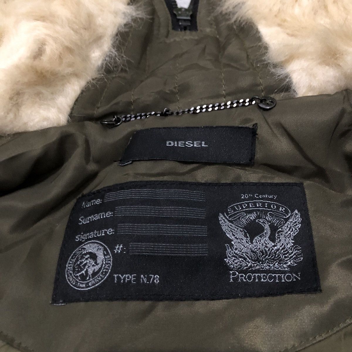 Diesel Diesel Fur Jacket Style IfSixWasNine Size US S / EU 44-46 / 1 - 6 Thumbnail