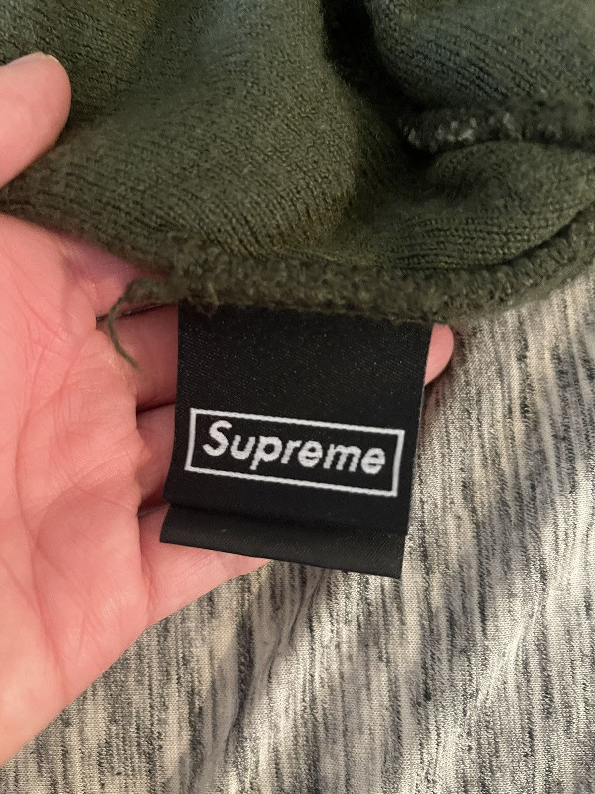 New Era × Supreme Supreme x New Era Camo Box Logo Beanie Size ONE SIZE - 4 Thumbnail