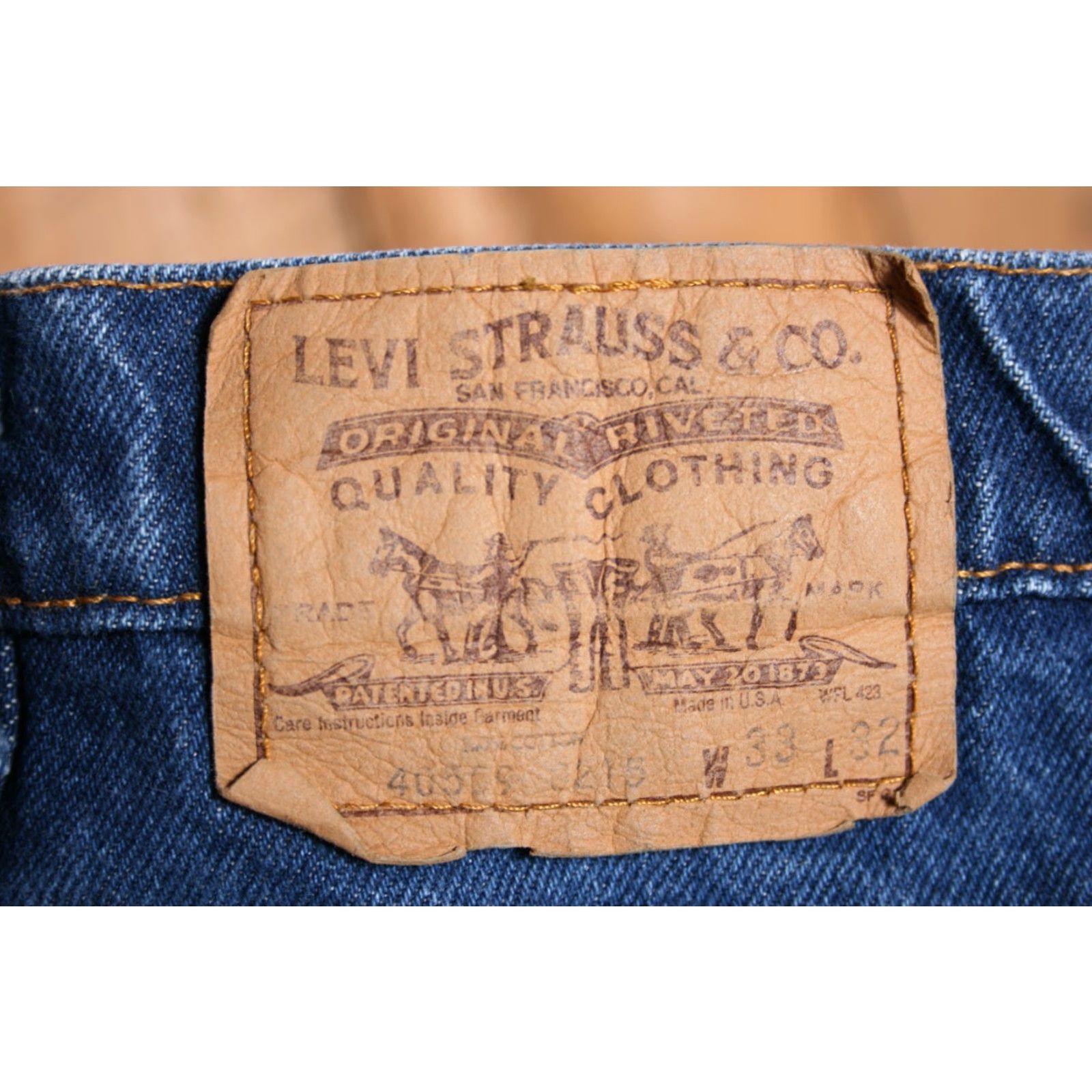 Levi's VINTAGE Levi's 509 Jeans Men Blue Regular Zip Inseam 31 Inseam 31 Orange Tab 30x33 30x31 Measure 31.5x31 | Holes Baggy? Size US 29 - 7 Thumbnail