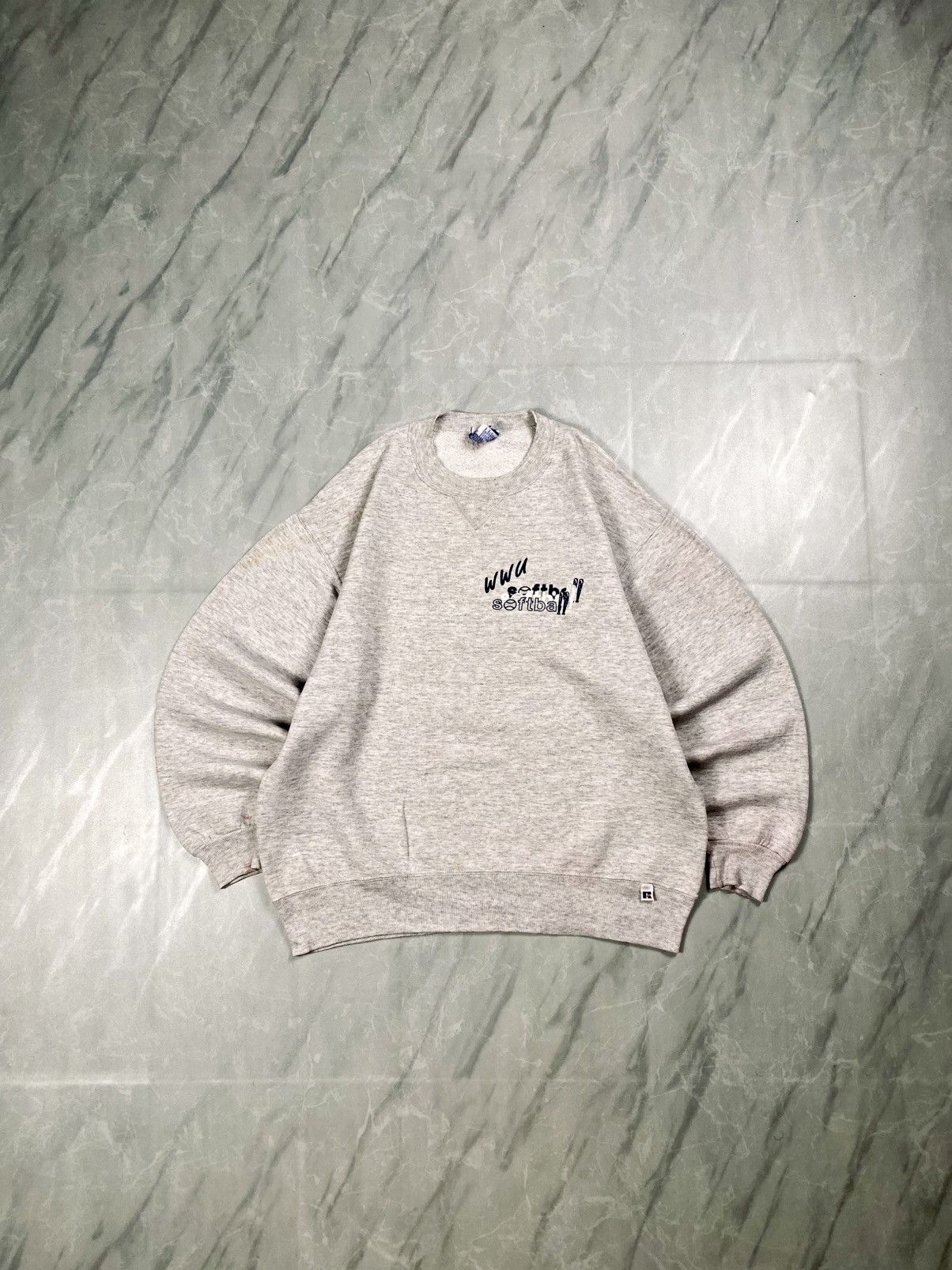 Russell Athletic Vintage 90s Russell WWU Vikings Womens Fastpitch Crewneck Size US L / EU 52-54 / 3 - 1 Thumbnail