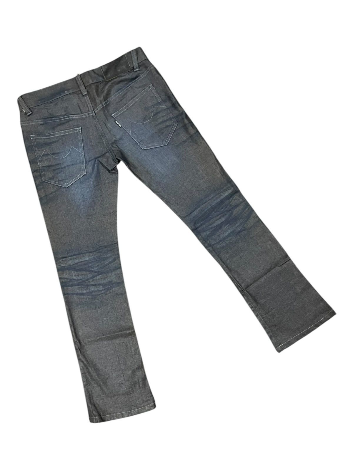 Japanese Brand Tornado Mart Stonewash Rigid Lowrise Jeans W32" x L37" Size US 32 / EU 48 - 10 Thumbnail