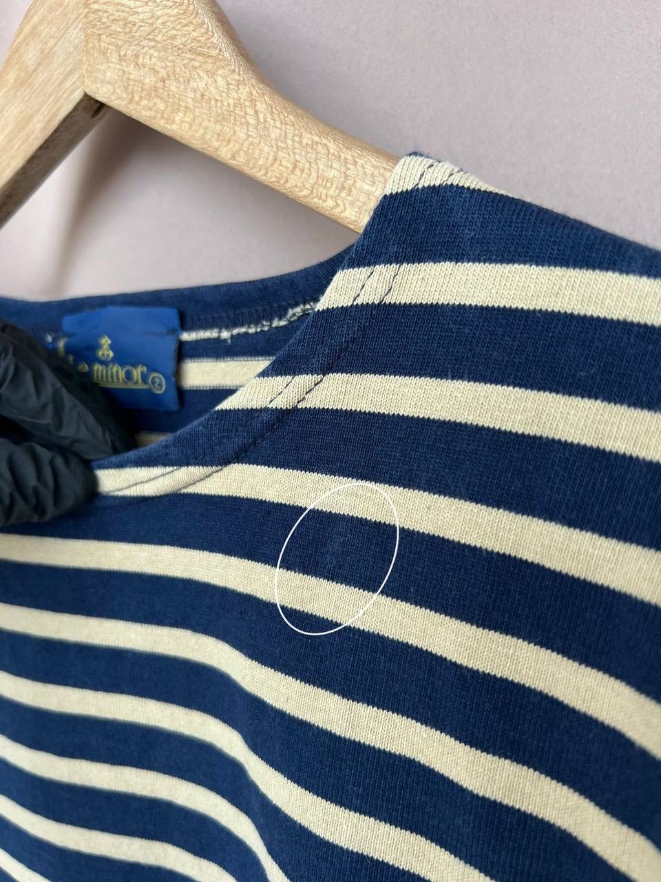 Le Minor Made In France Striped Long Sleeve Women Size 2 M/L