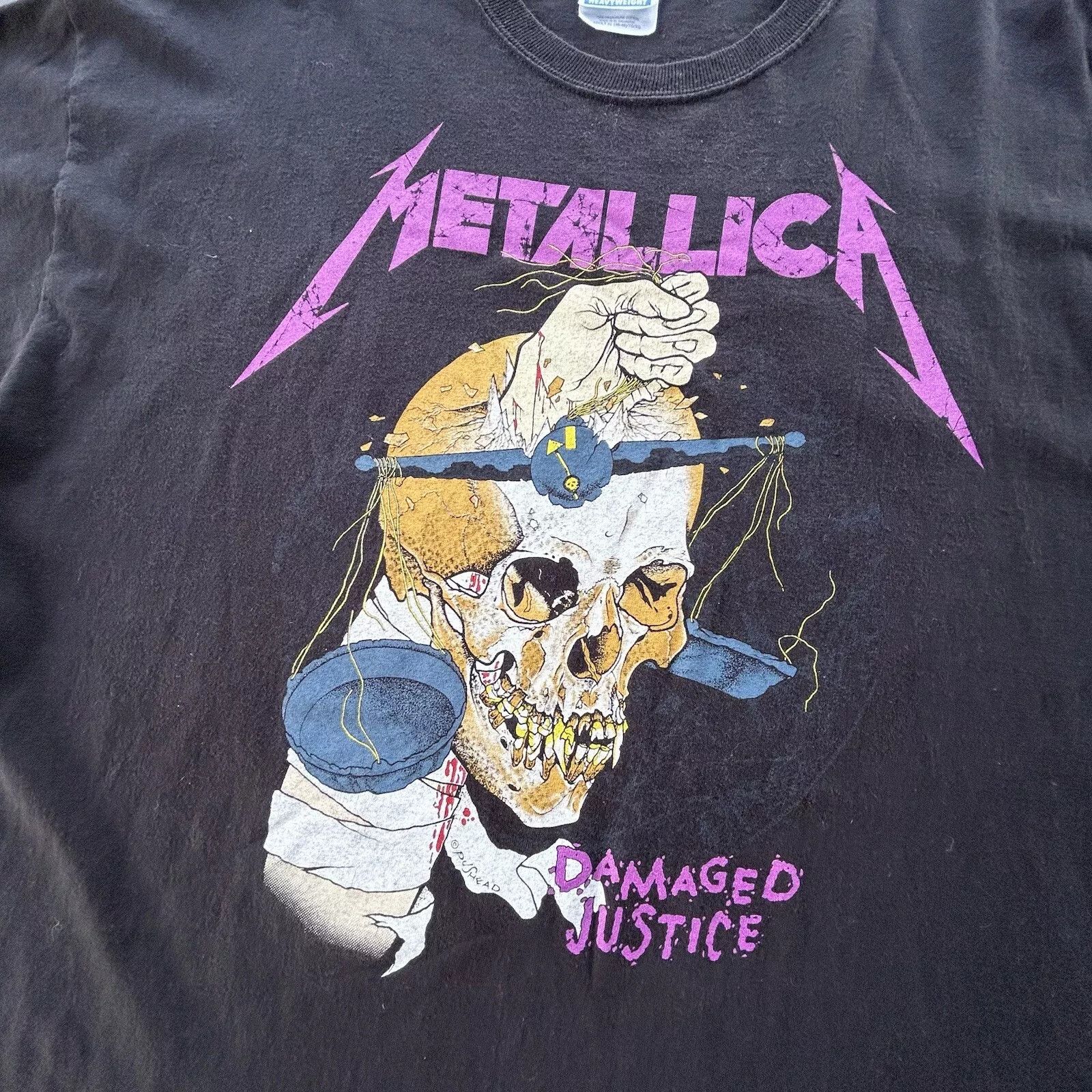 Metallica Vintage Metallica Shirt Mens XL Pushead Damaged Size US XL / EU 56 / 4 - 9 Thumbnail