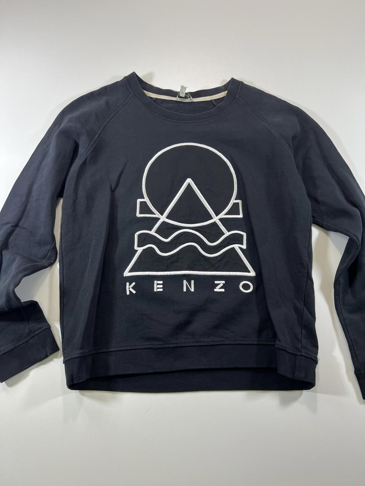 Kenzo Kenzo Black Graphic Sweatshirt Size Small Size S / US 4 / IT 40 - 1 Thumbnail