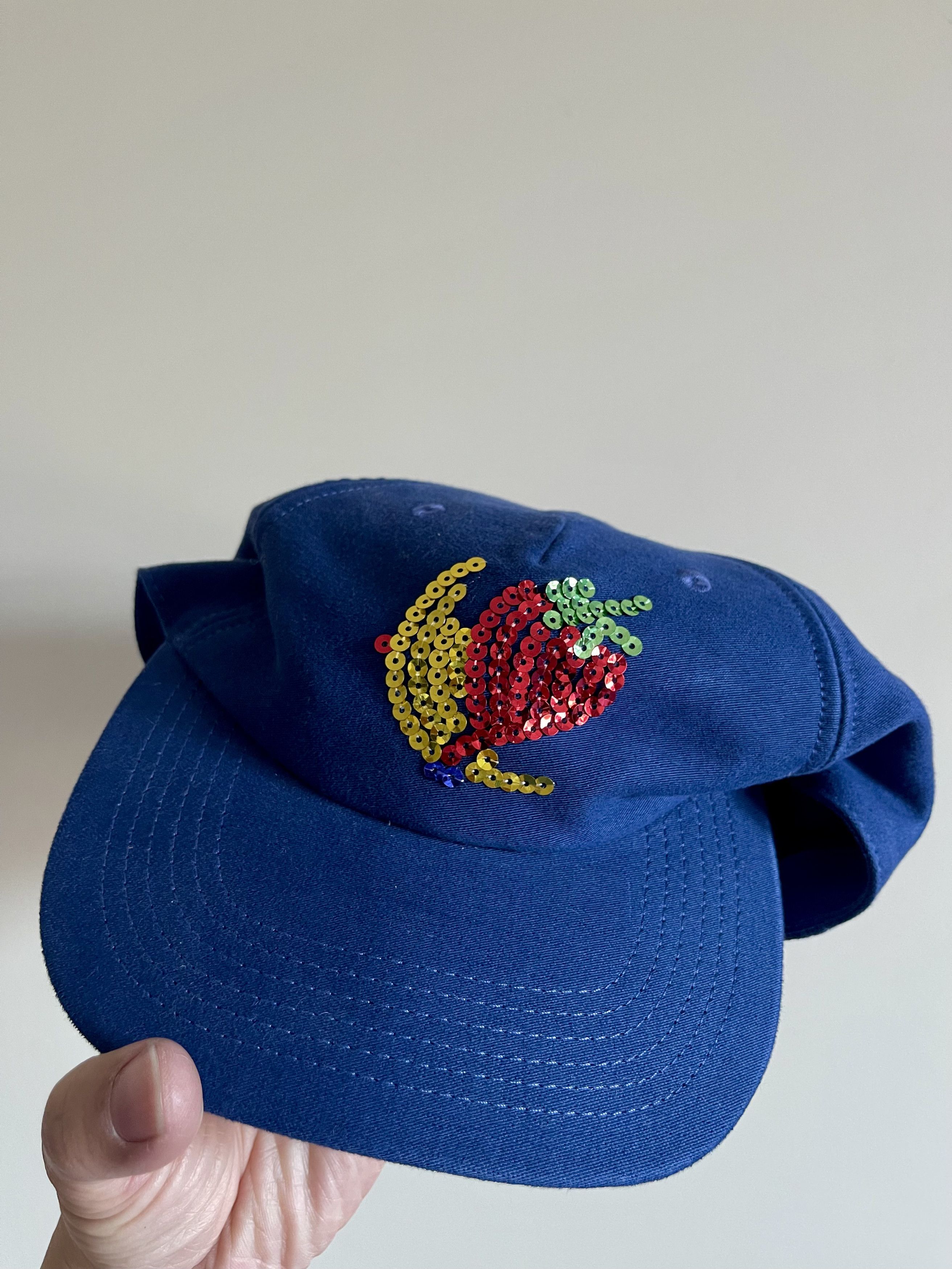 Sky High Farm Workwear SKY HIGH FARM WORKWEAR Sequin-Embellished Denim Cap Size ONE SIZE - 6 Thumbnail