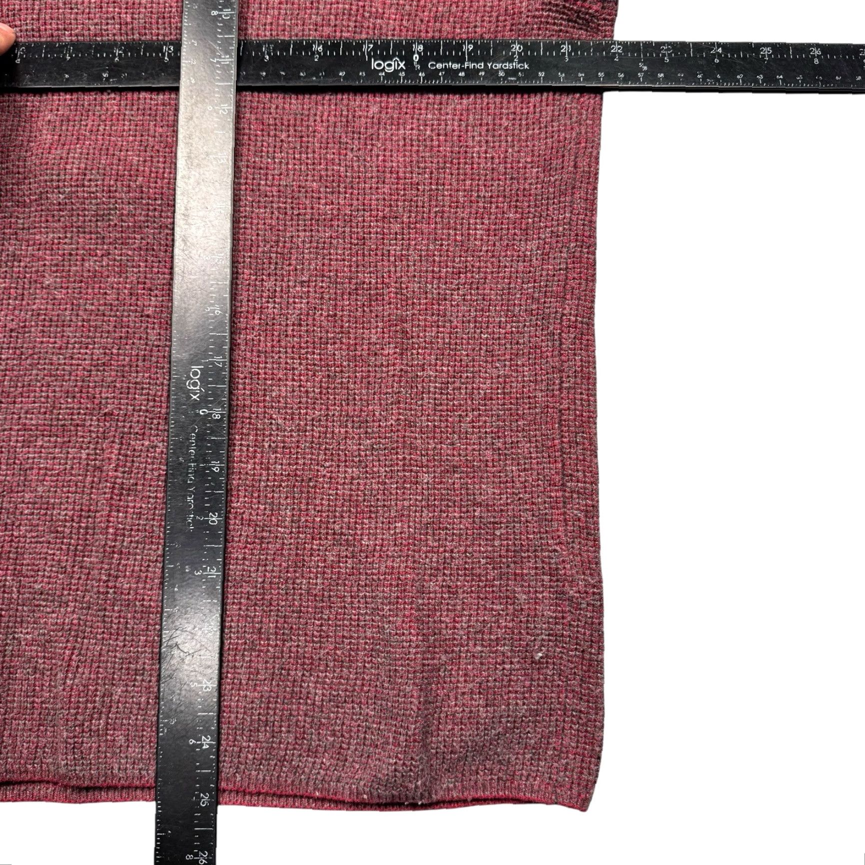 Lucky Brand Lucky Brand Sweater Mens L Henley Colorado Cross Stitch Thermal Winter Knit Crew Neck Long Sleeve Red Size US L / EU 52-54 / 3 - 5 Thumbnail