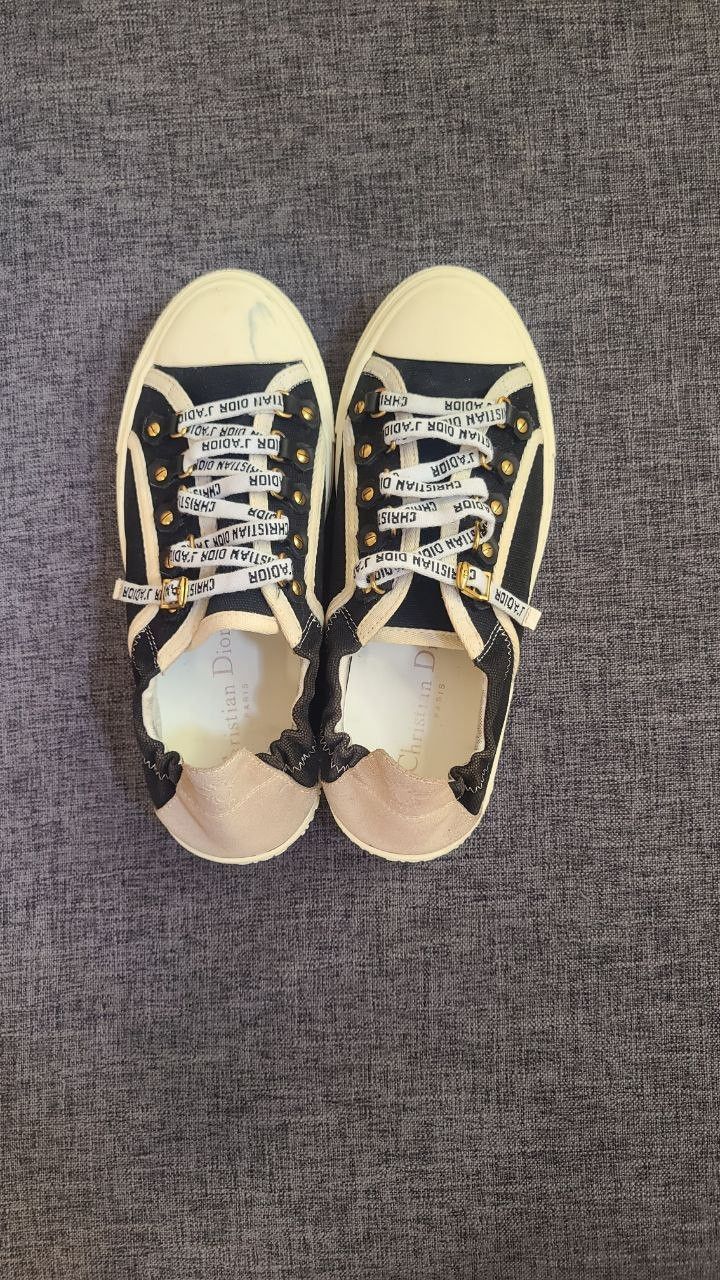 Dior Christian Dior Walk 'n' Dior Black Canvas Size US 6 / IT 36 - 3 Thumbnail