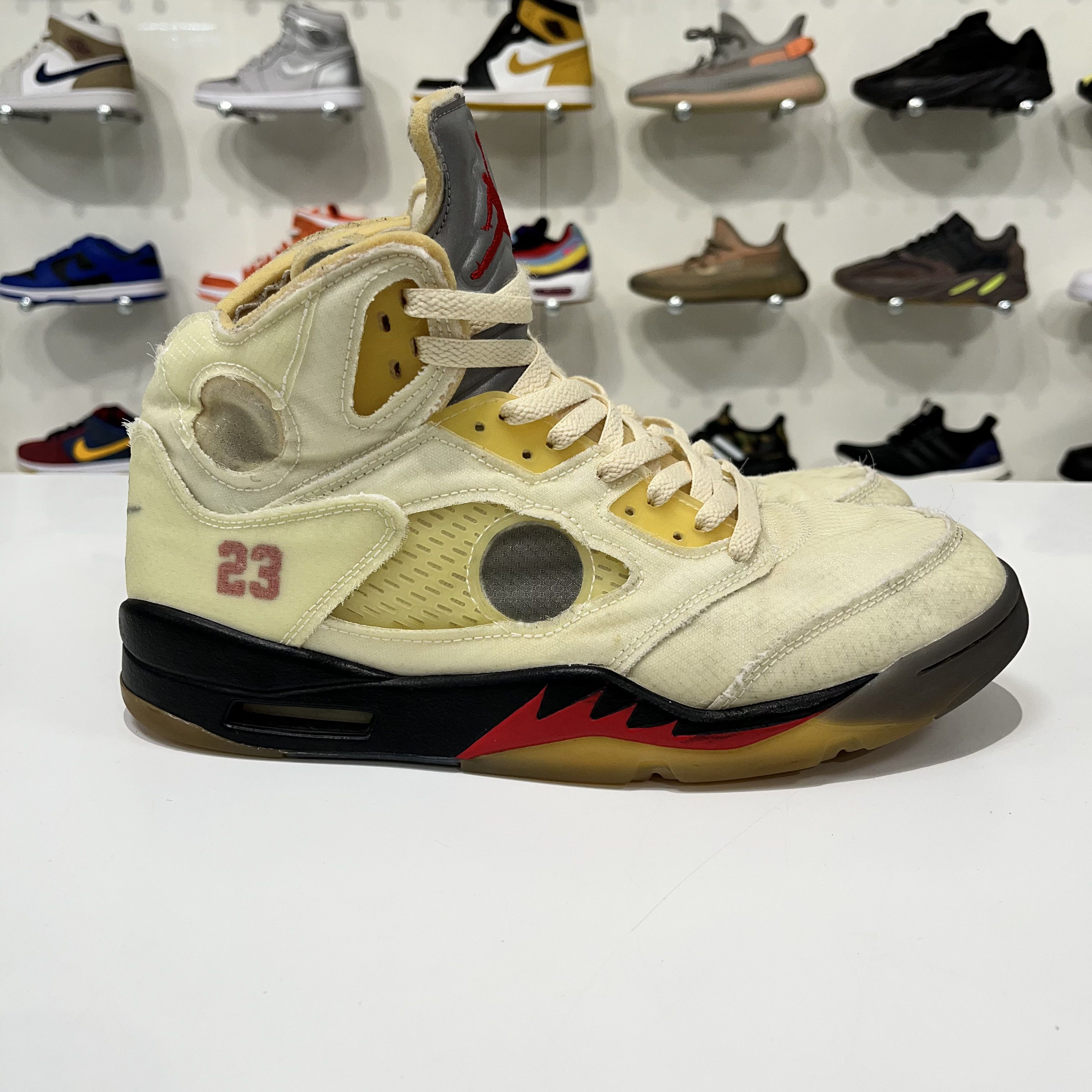 Nike × Off-White Air Jordan 5 Retro x Off-White Sail Size US 11 / EU 44 - 7 Thumbnail