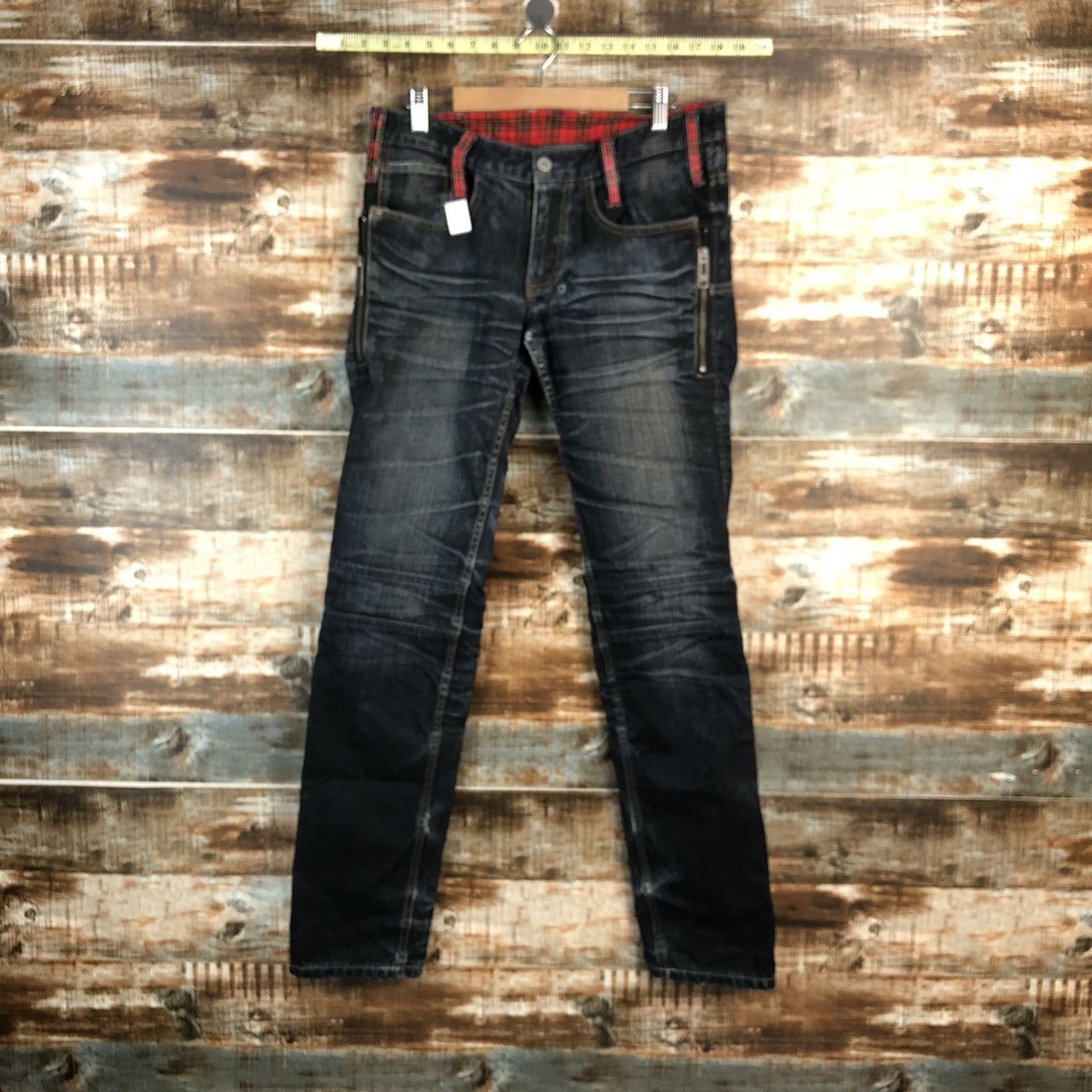 Takeo Kikuchi DLL Takeo Kikuchi Blue Denim Pants #C241 Size US 32 / EU 48 - 1 Thumbnail