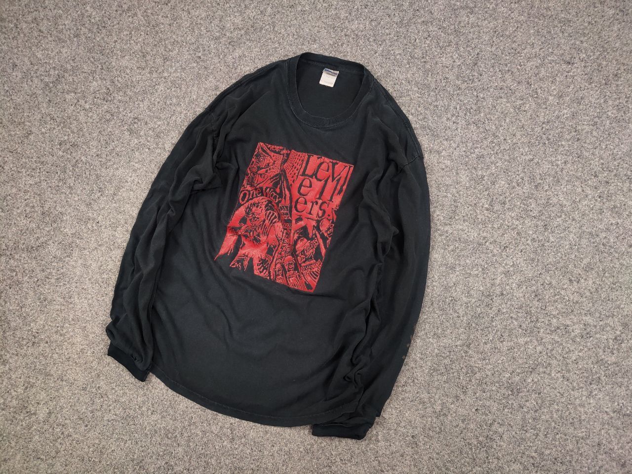 Band Tees Vintage 90's The Levellers One Way Band Long sleeve T-Shirt Size US XL / EU 56 / 4 - 3 Thumbnail