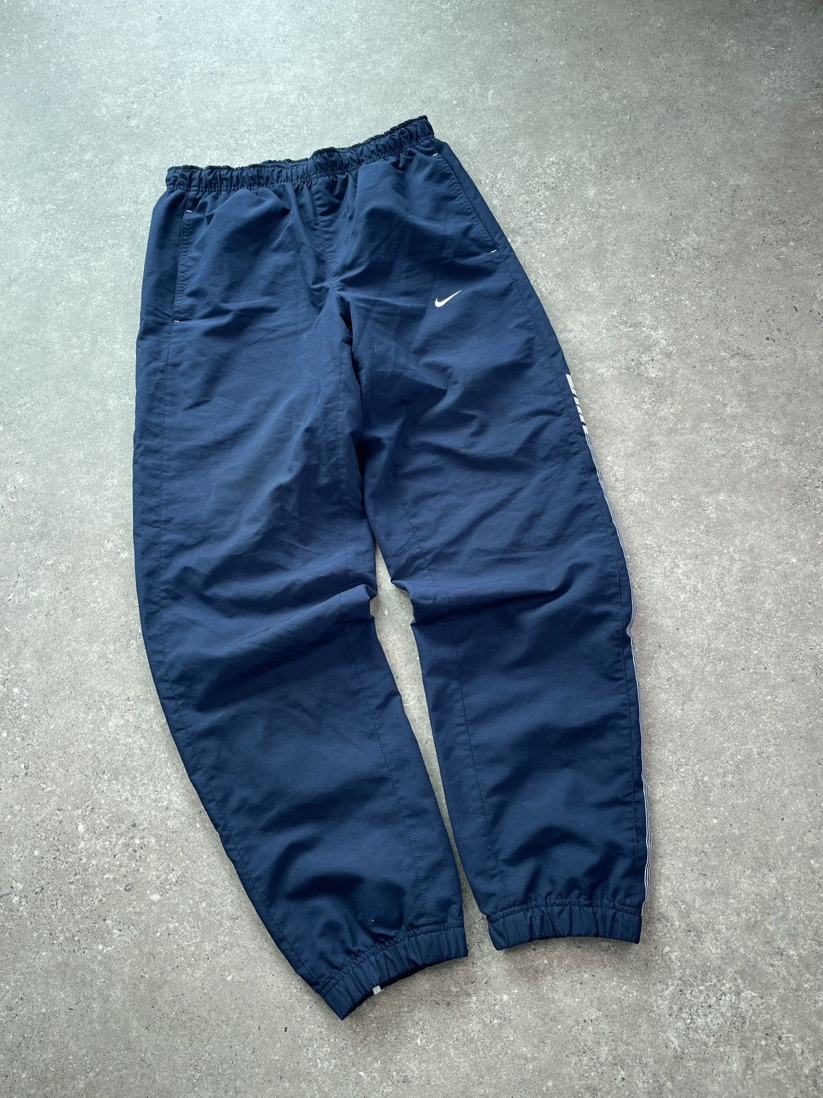 Nike × Vintage Vintage Nike Parachute Track Pants Drill 90s Size US 30 / EU 46 - 1 Thumbnail