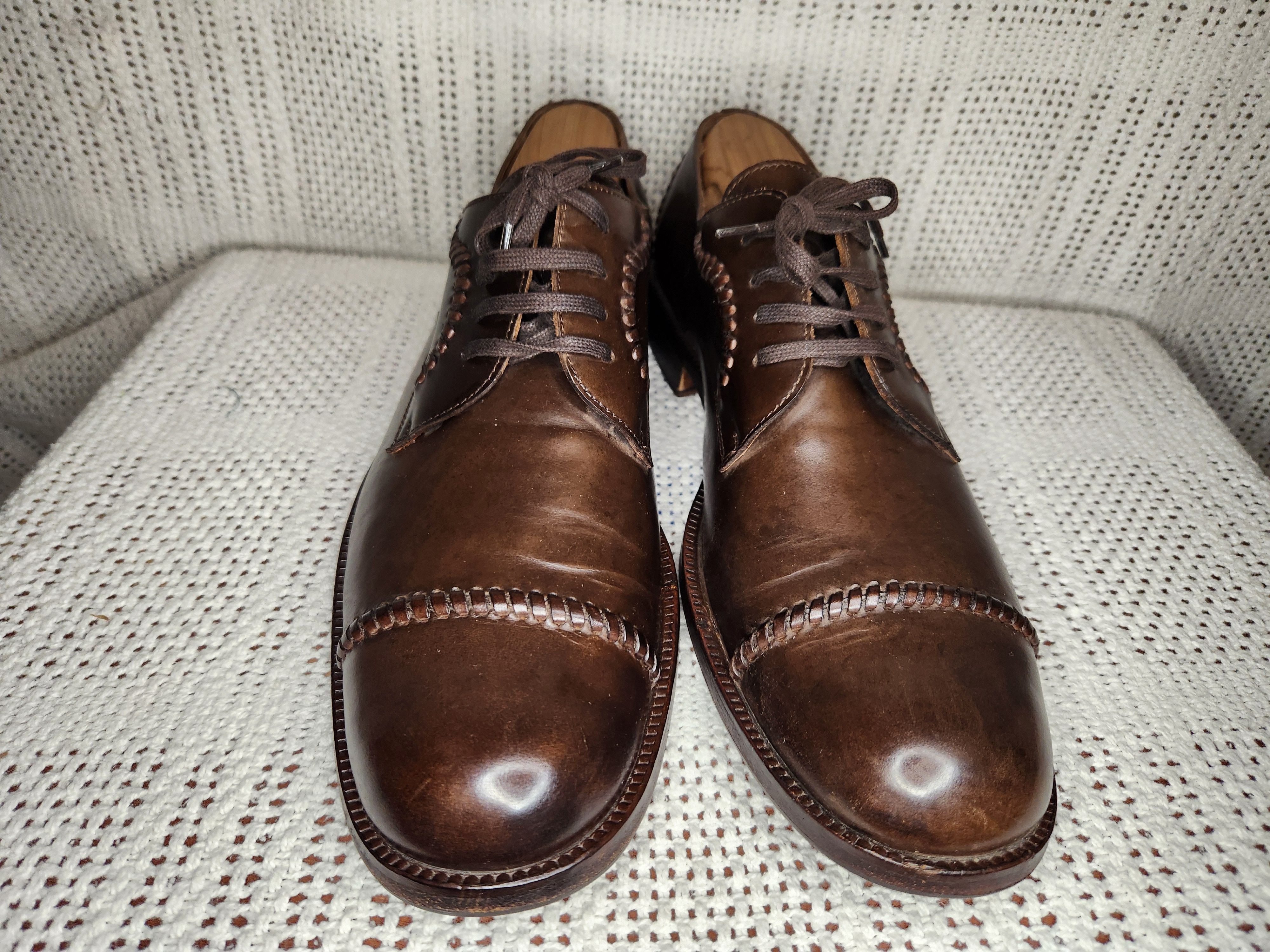 John Varvatos handmade italian captoe Size US 12 / EU 45 - 3 Thumbnail