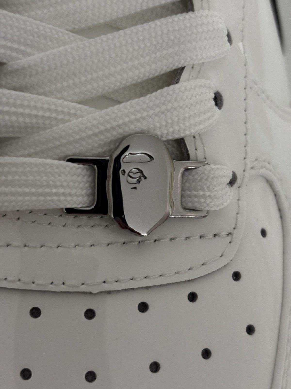 Bape Authentic ape bape bape sta #1 white US 11 new bapesta Size US 11 / EU 44 - 4 Thumbnail