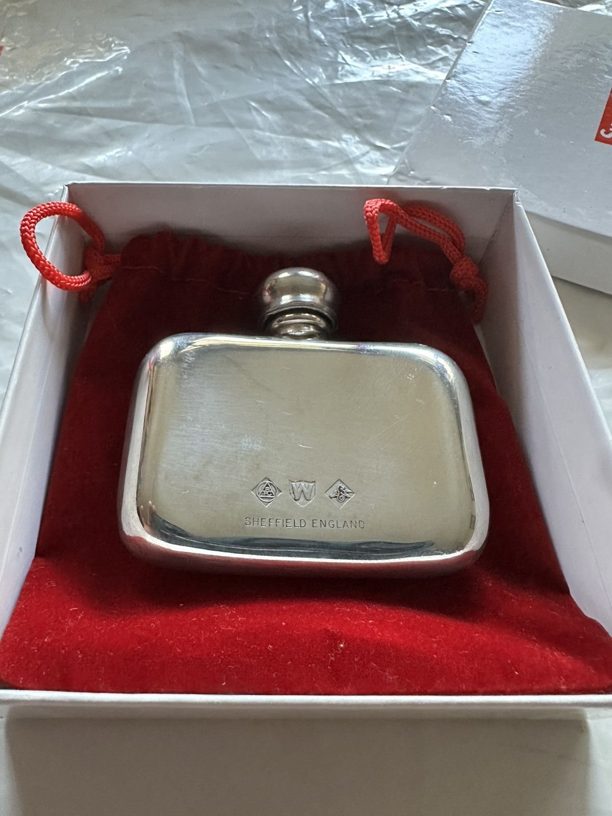 Supreme Supreme Pewter Mini Flask Silver Size ONE SIZE - 3 Thumbnail