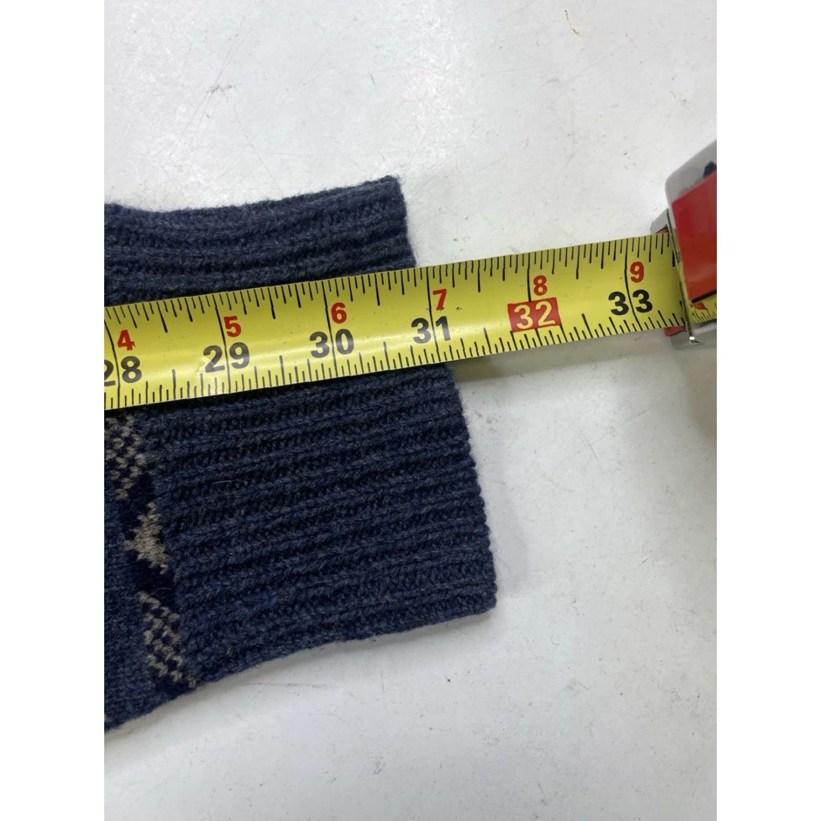 J.Crew VINTAGE J.CREW Sweater Crew Neck Long Sleeve Pullover Blue 100% Lambswool Classic L Mens Fair Isle Knit Nordic Fall Winter Skiing Size US L / EU 52-54 / 3 - 3 Thumbnail