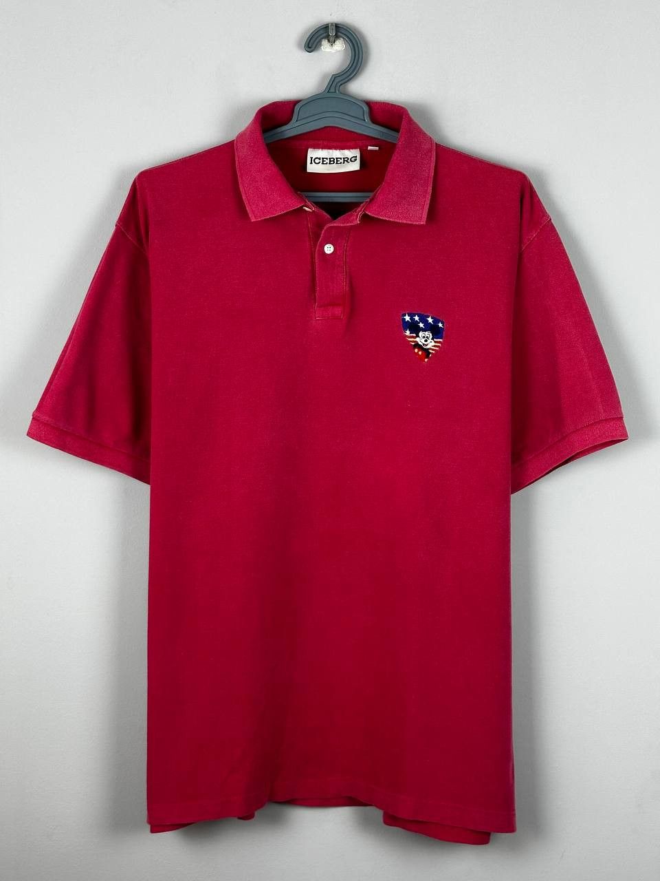 Iceberg Vintage 90s Iceberg History Disney Polo T Shirt Size US XL / EU 56 / 4 - 2 Thumbnail