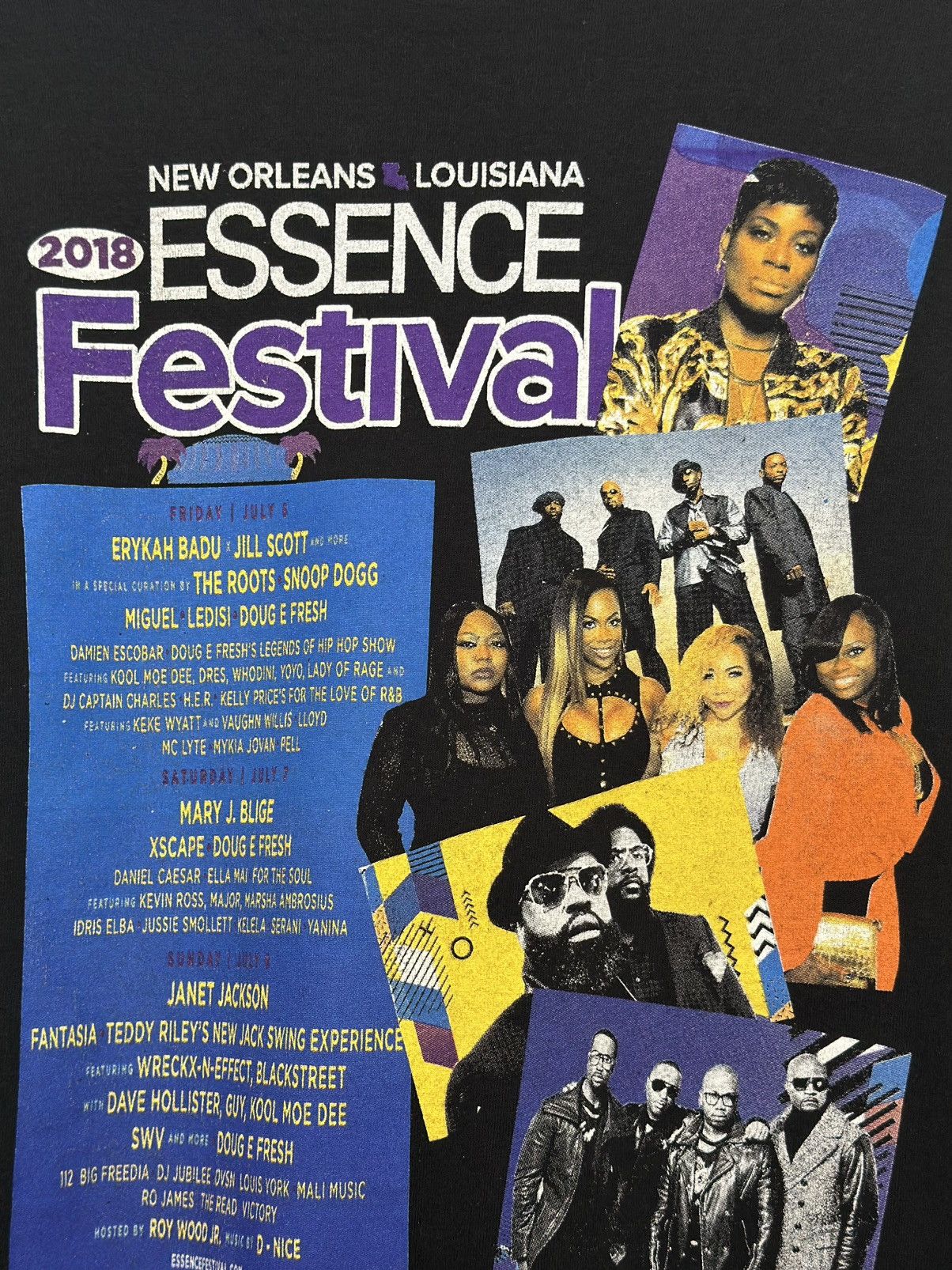 Rap Tees Essence Music Festival New Orleans Louisiana Rap Tee XXL Size US XXL / EU 58 / 5 - 6 Thumbnail
