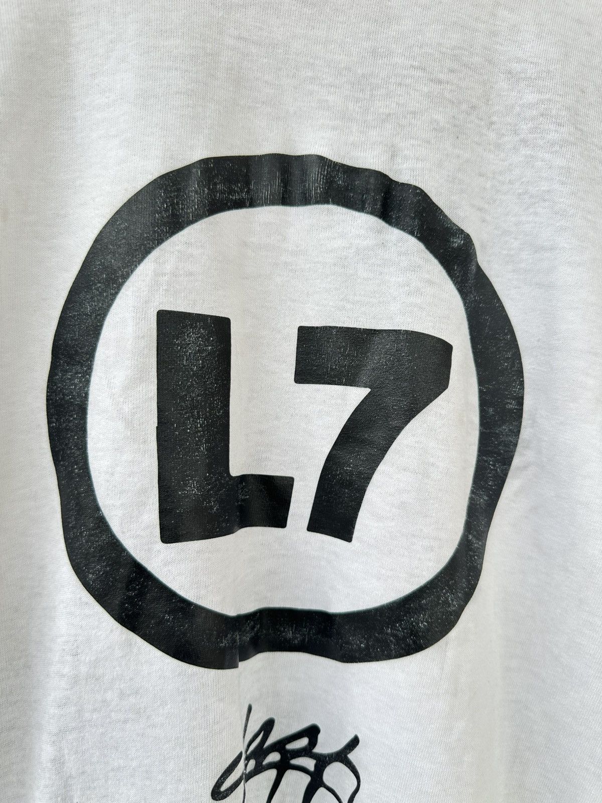Band Tees Vintage 90s L7 The Slash Tour Band LS Tee Size US L / EU 52-54 / 3 - 3 Thumbnail