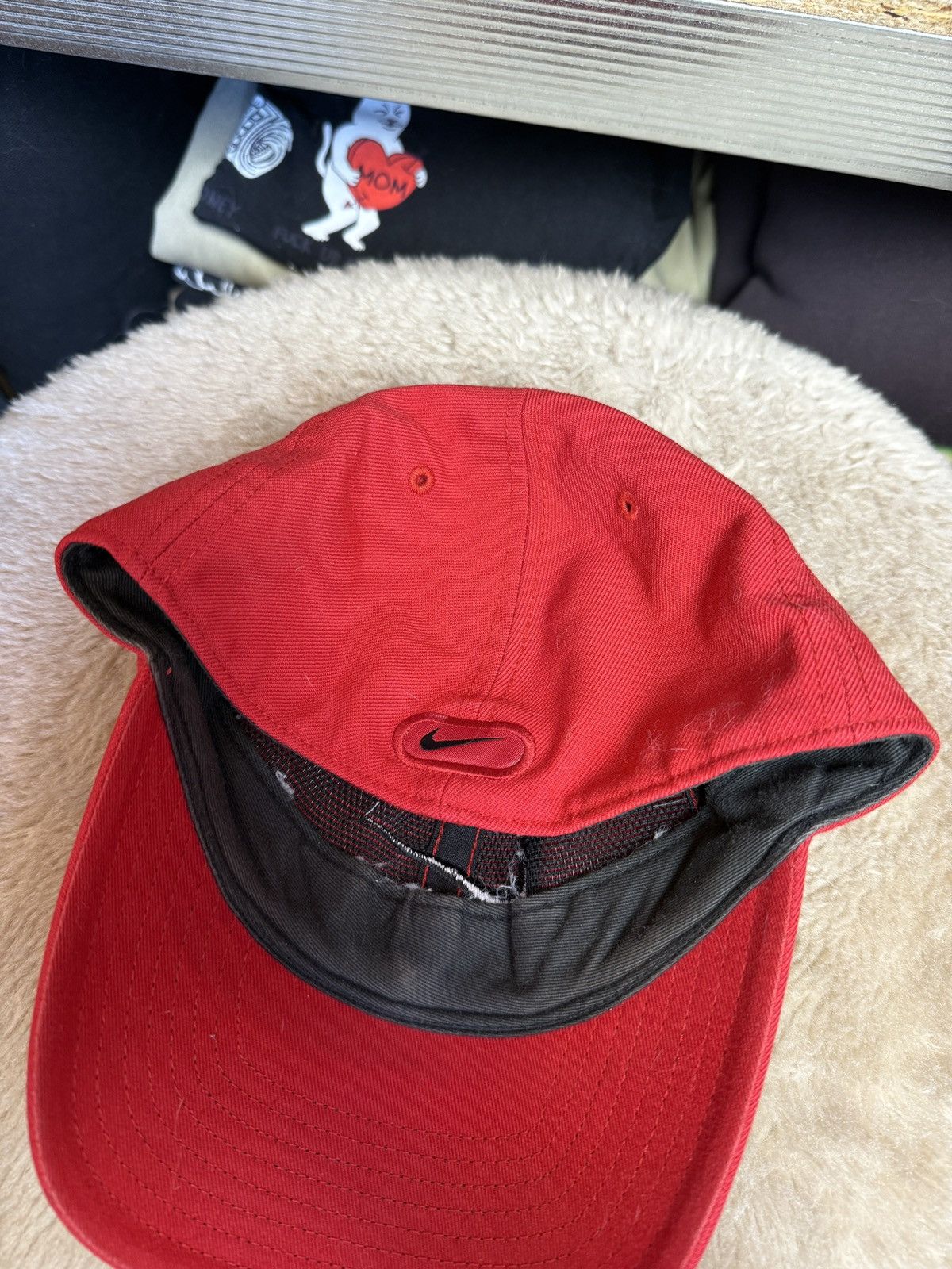 Nike Vintage Nike Center Swoosh Cap Size ONE SIZE - 7 Thumbnail