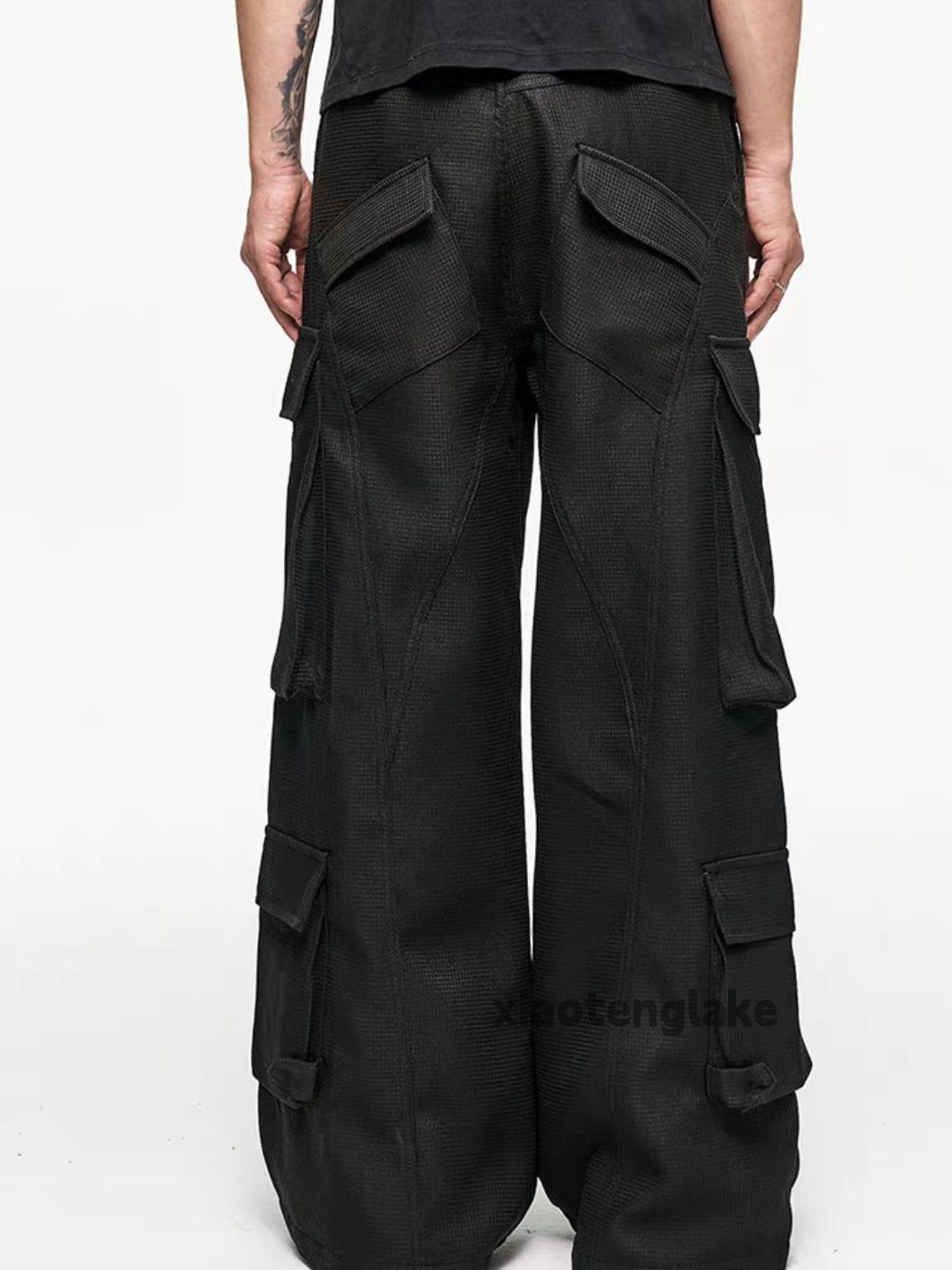 Designer × Japanese Brand × Vintage utility military tactical punk grunge patchwork pants Size US 30 / EU 46 - 6 Thumbnail