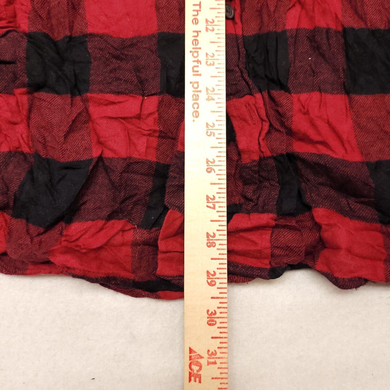 Croft & Barrow Croft & Barrow Buffalo Check Flannel Shirt Mens Size XL Red Size US XL / EU 56 / 4 - 8 Thumbnail