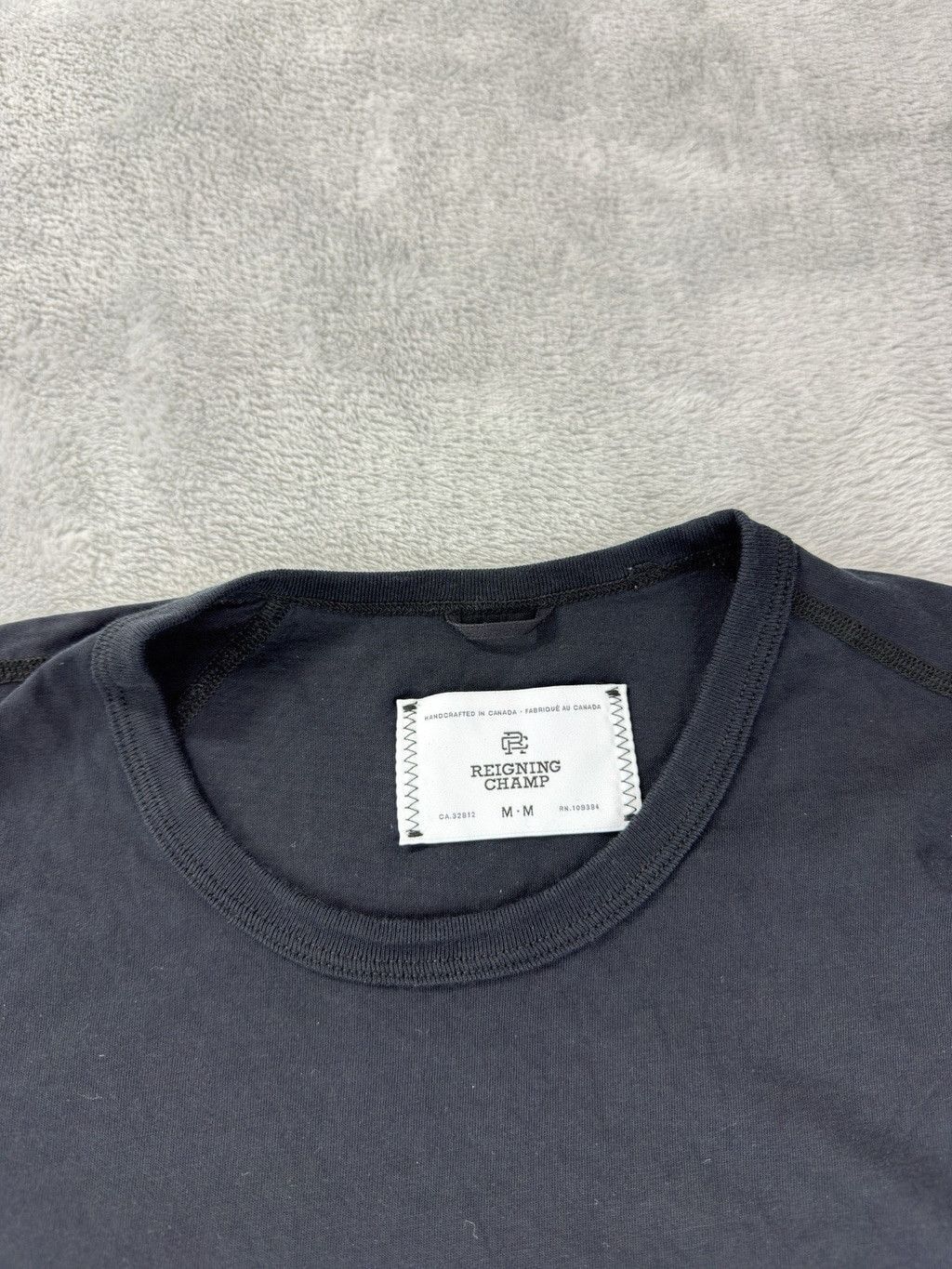 Reigning Champ Reigning Champ Men's Size Medium 100% Pima Cotton Black Size US M / EU 48-50 / 2 - 8 Thumbnail