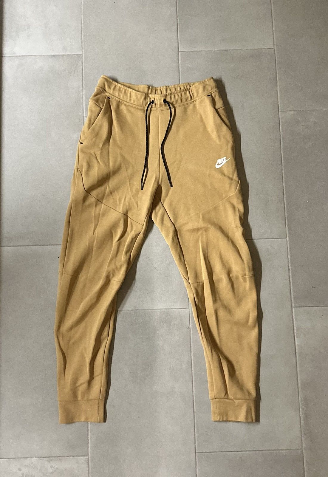 image of Nike Tech Biege Pants in Beige, Men's (Size 33)