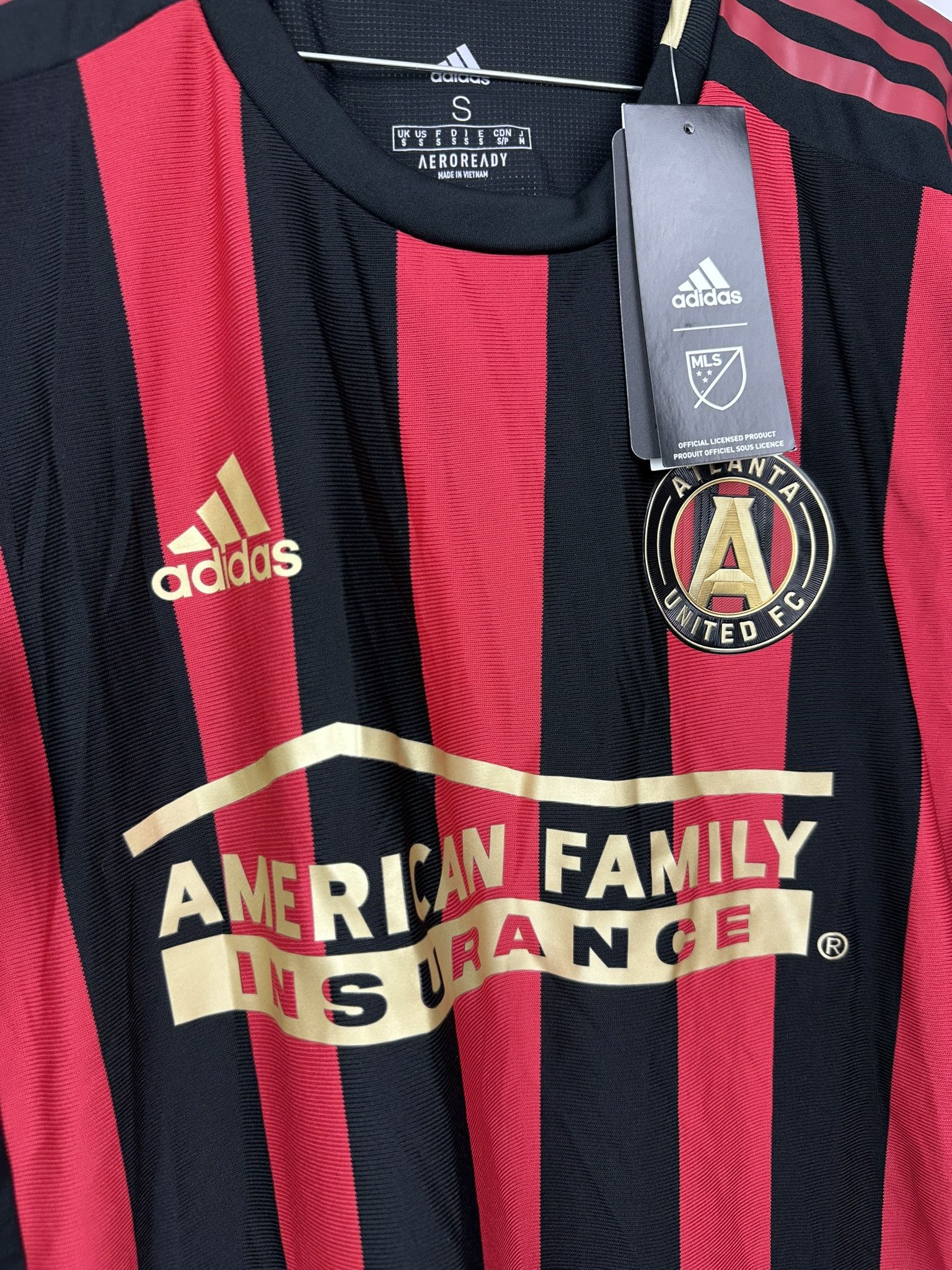 Adidas BNWT PLAYER ISSUE Atlanta United FC 2019/20 Home [S] Size US S / EU 44-46 / 1 - 5 Thumbnail