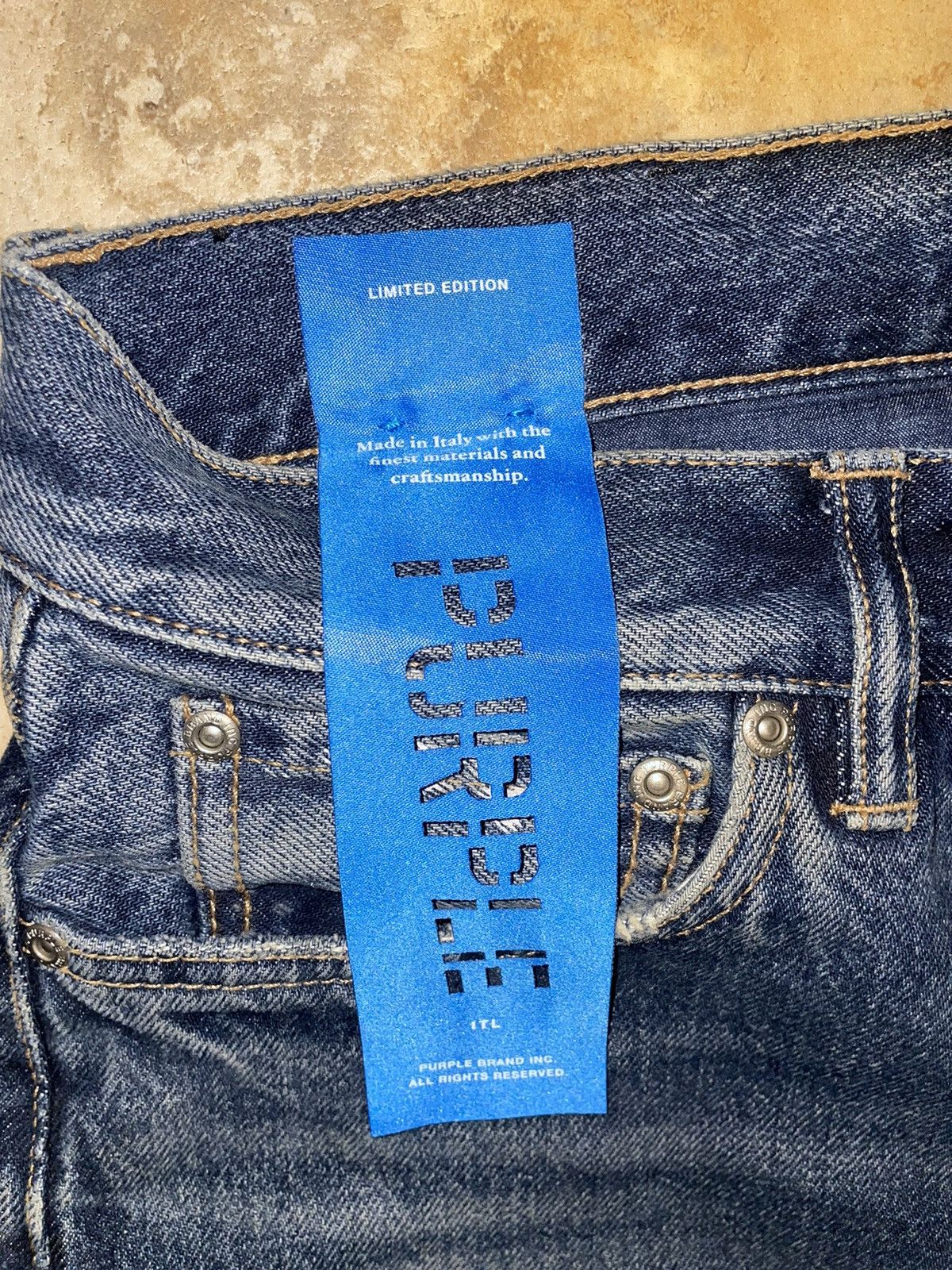 Limited Edition Black Label Purple Brand Jeans P011-TDIP223