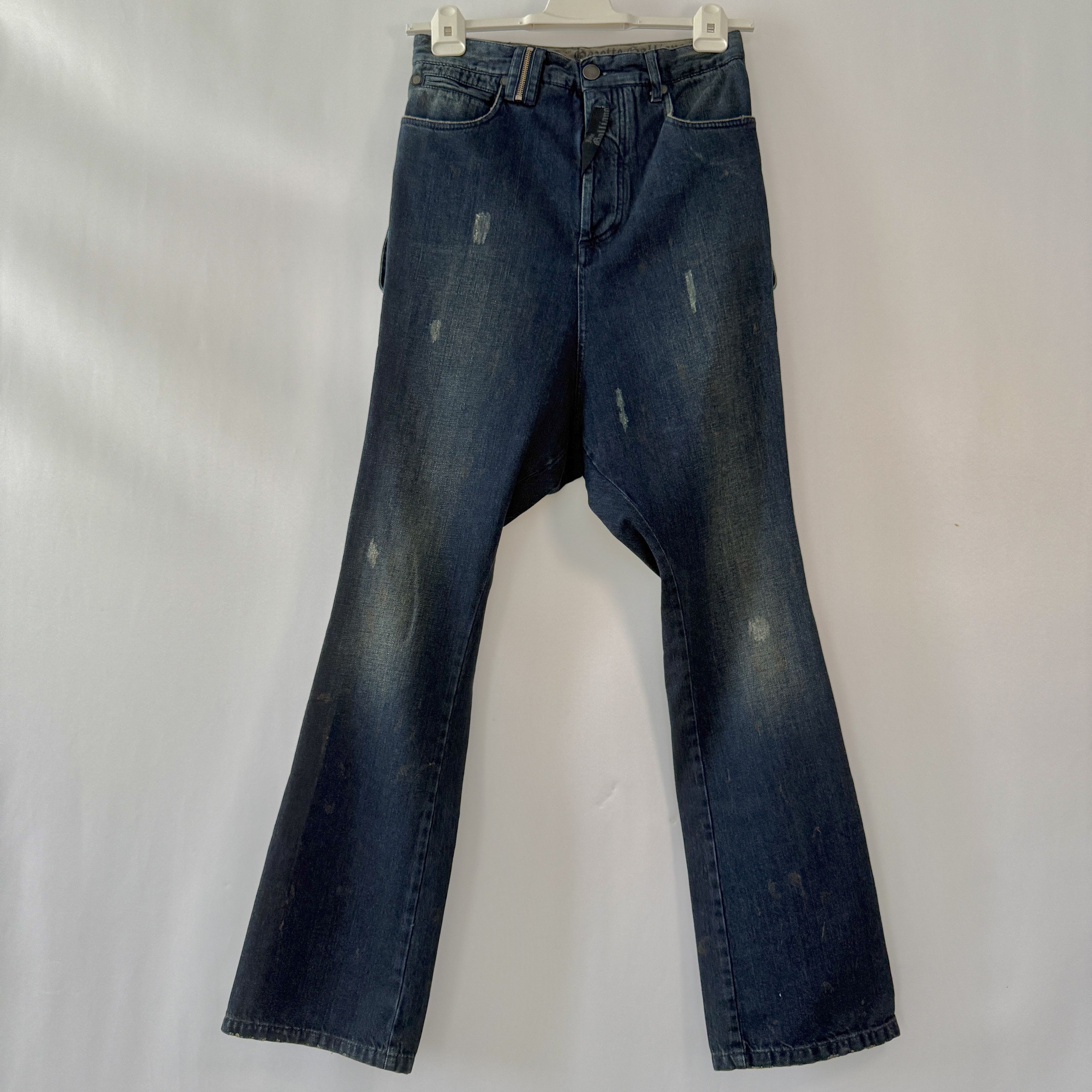 John Galliano Archival Galliano Denim G Jeans Newspaper | Grailed