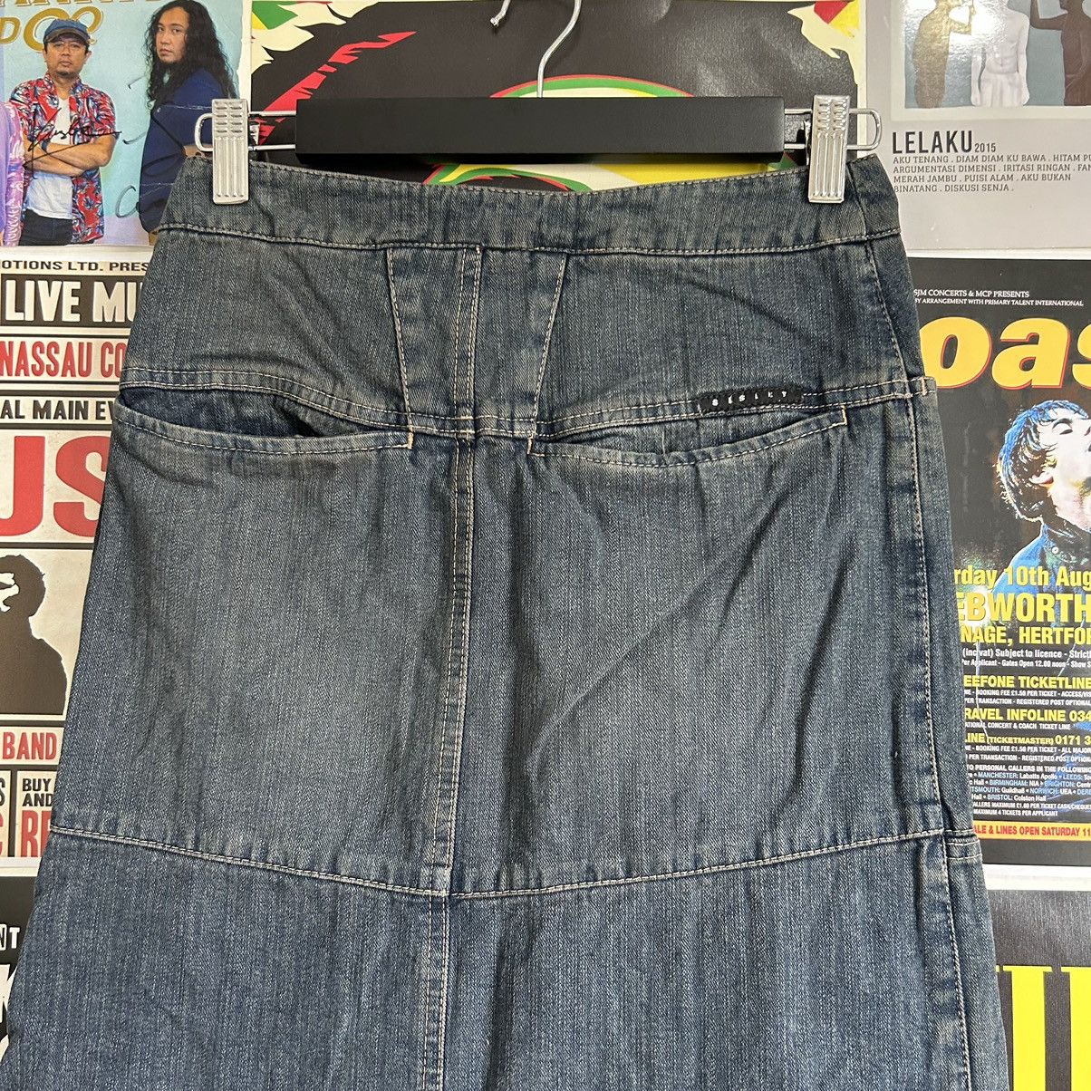 Sisley Vintage Sisley Denim Maxi Skirt Size 26" / US 2 / IT 38 - 11 Thumbnail