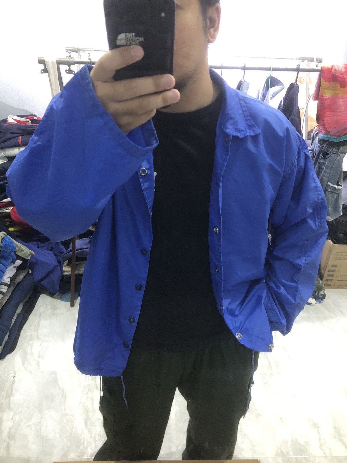 Russell Athletic Vintage 70s Russell USA Nylon Coach Jacket Size US M / EU 48-50 / 2 - 12 Thumbnail