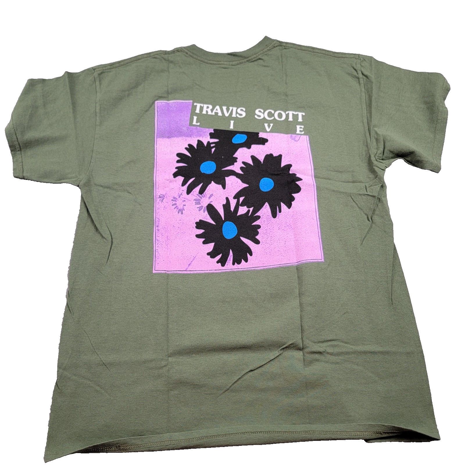 Travis Scott Astroworld Tee Unisex Size M Green Travis Scott Festival 940 Size US M / EU 48-50 / 2 - 2 Thumbnail