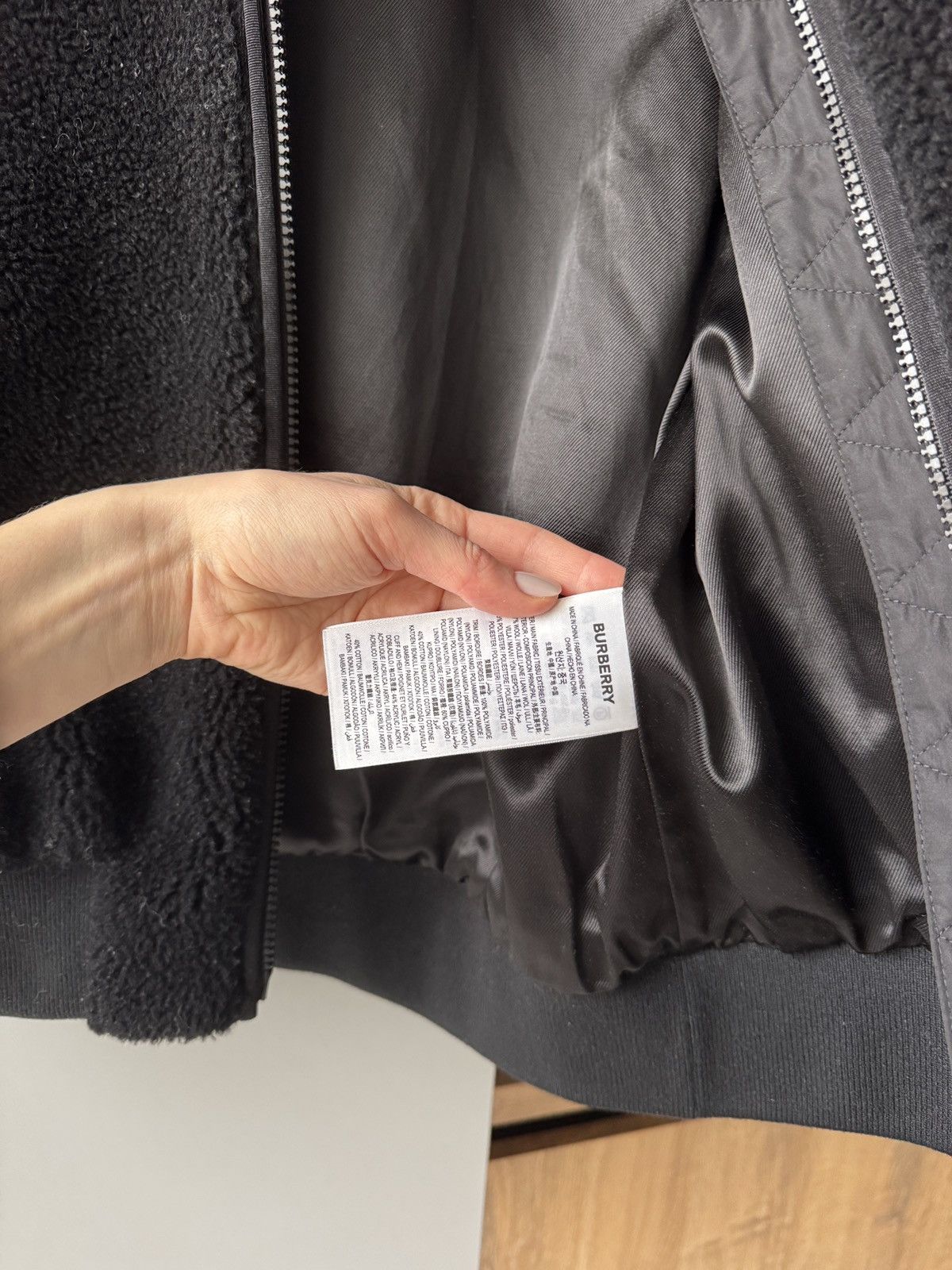Burberry Burberry Logo Lambeth Bomber Jacket Size S / US 4 / IT 40 - 4 Thumbnail