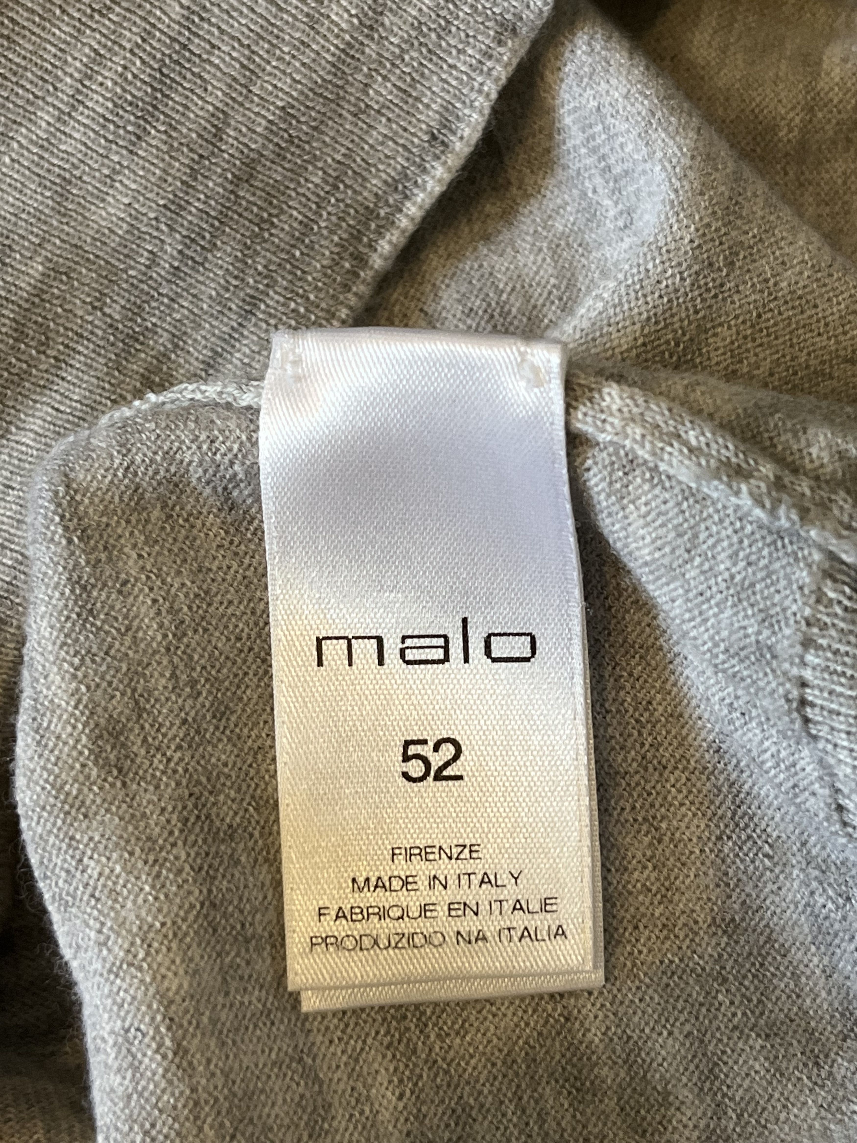 Malo Malo Luxury Pure Virgin Wool Luxury Soft Knitwear Size US L / EU 52-54 / 3 - 7 Thumbnail