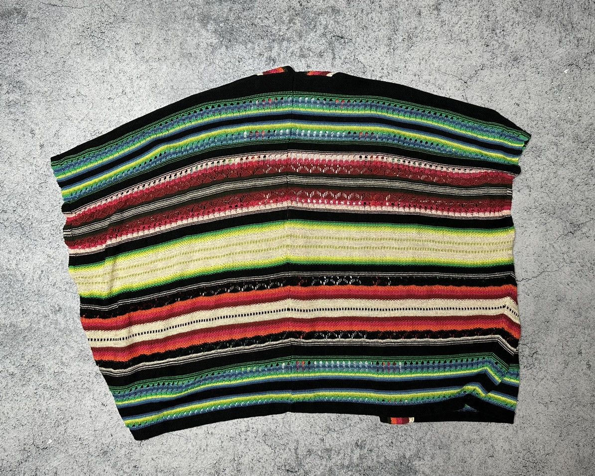Polo Ralph Lauren Polo Ralph Lauren Striped Western Poncho Cardigan Sweater Size M / US 6-8 / IT 42-44 - 11 Thumbnail