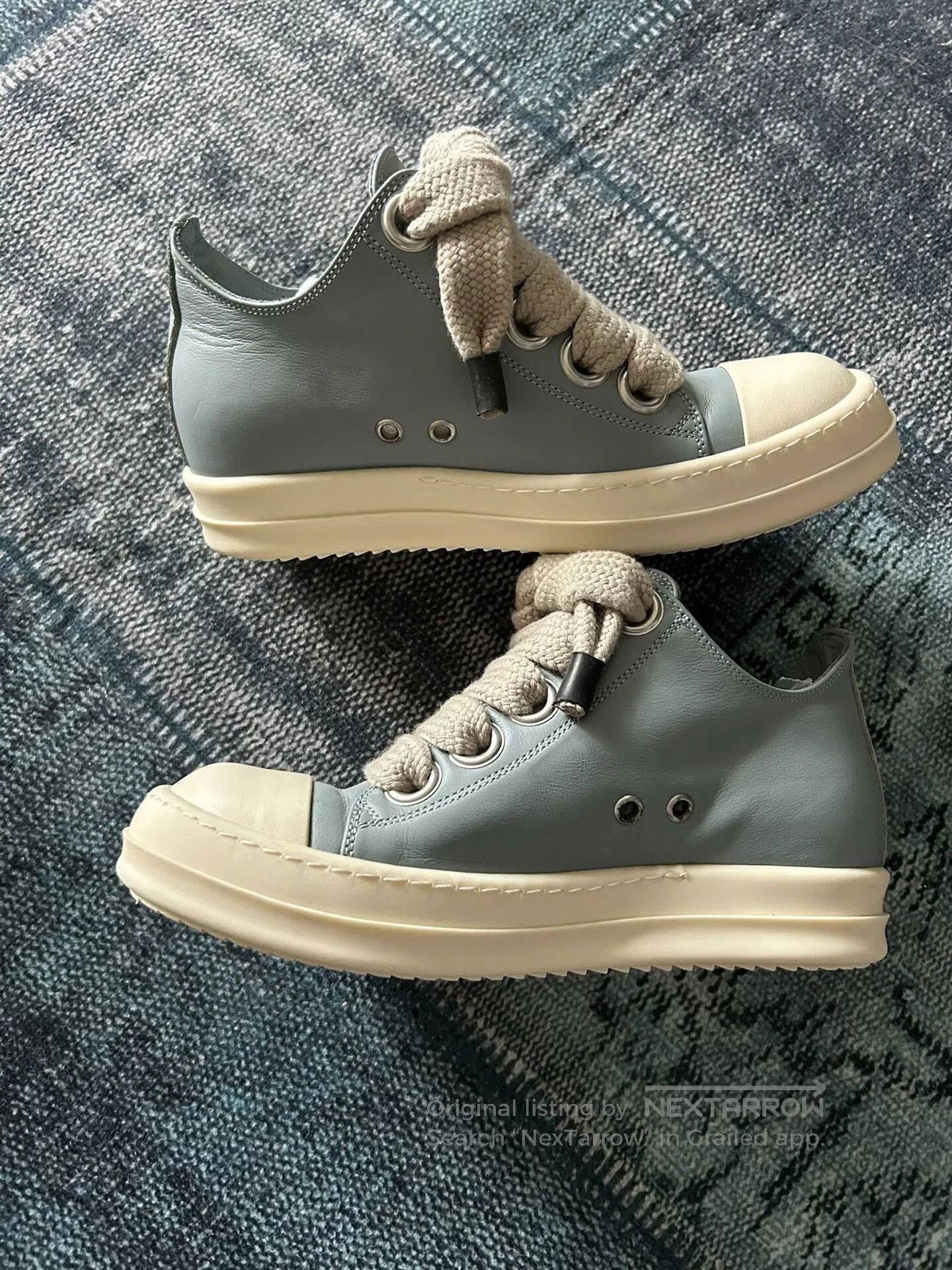 Rick Owens Rick Owens Low-Top Sneakers in Blue. Size US 6 / IT 36 - 1 Thumbnail