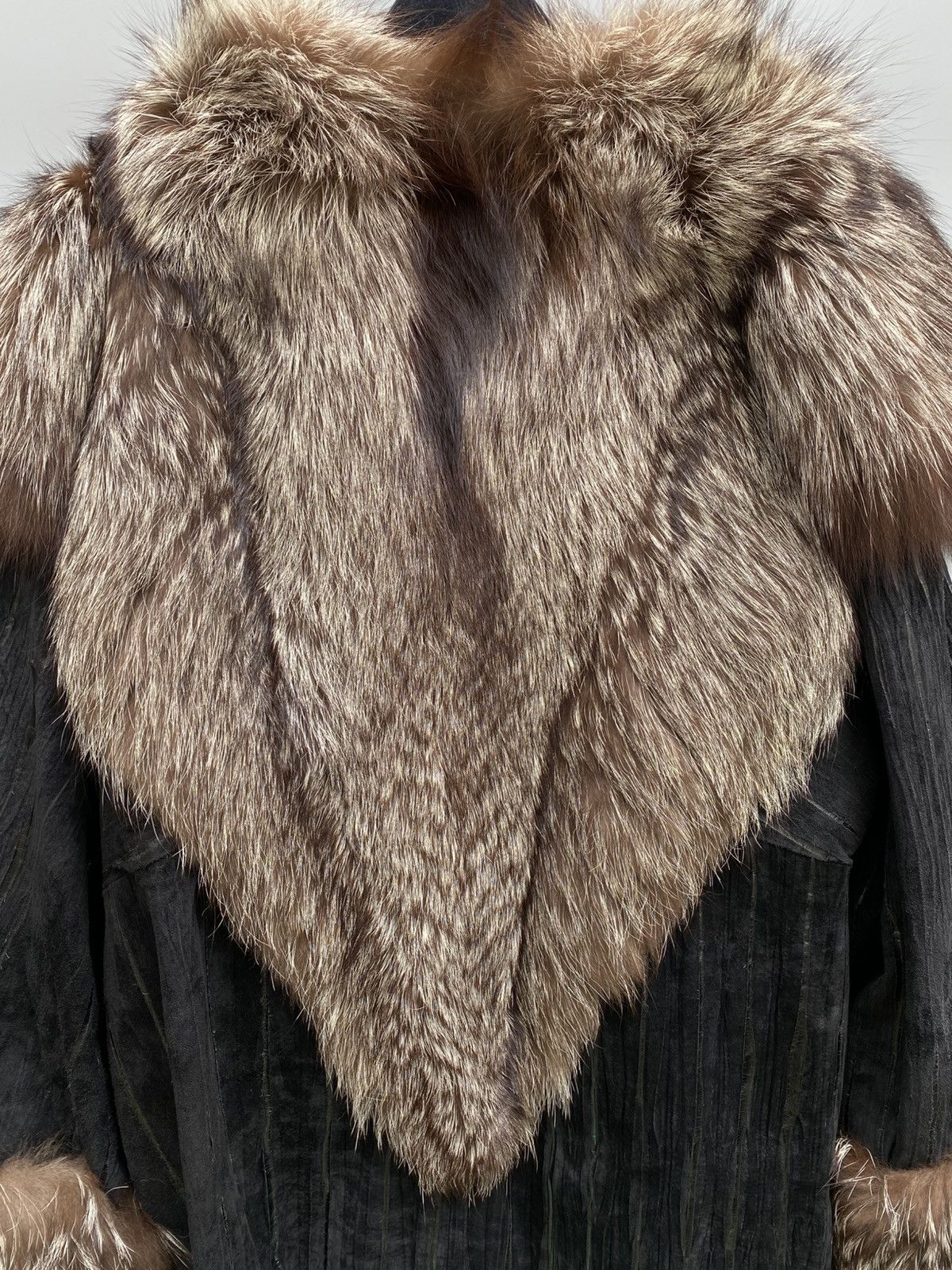 Sagafurs 90s SagaFurs- Fox Fur Leather Jacket Size US M / EU 48-50 / 2 - 16 Thumbnail