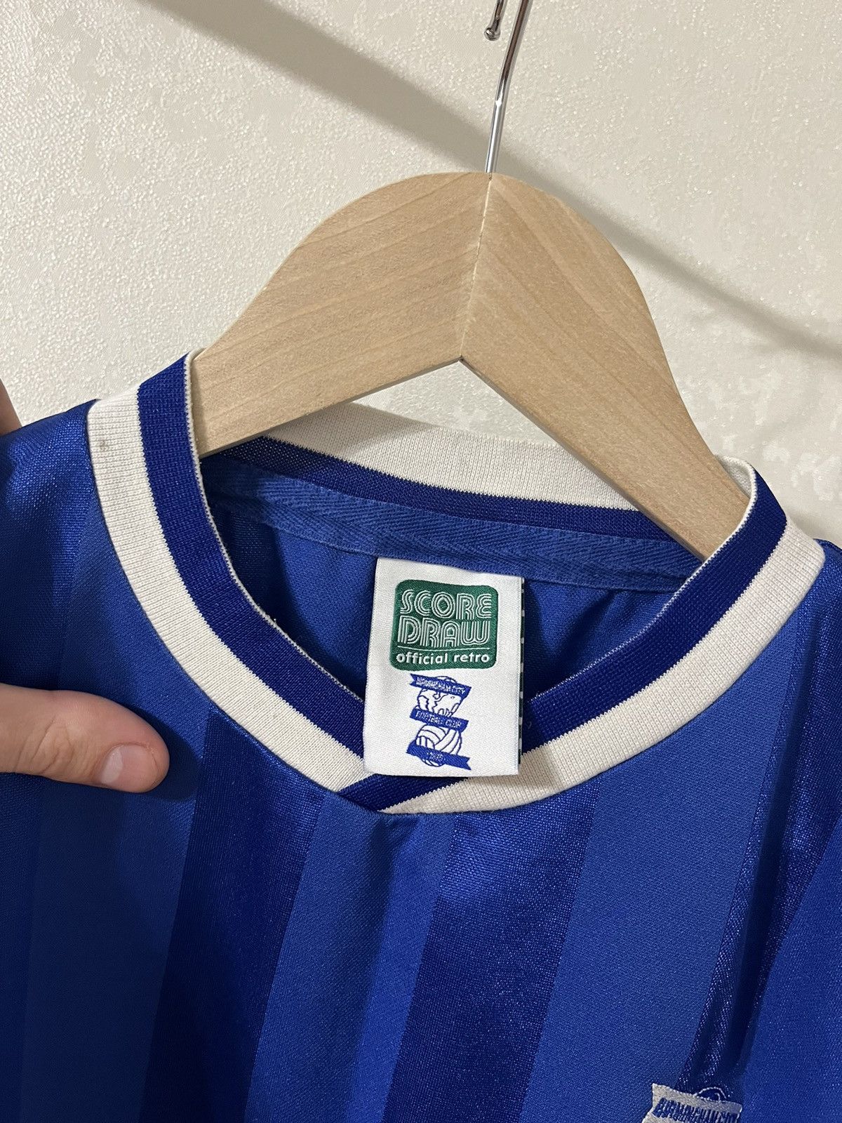 Other Score Draw Birmingham City 1986 Retro Jersey Size US M / EU 48-50 / 2 - 3 Thumbnail