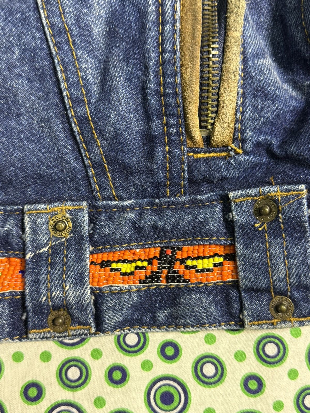 Other Vintage No! Jeans western denim jacket 80s/90s Size US L / EU 52-54 / 3 - 4 Thumbnail