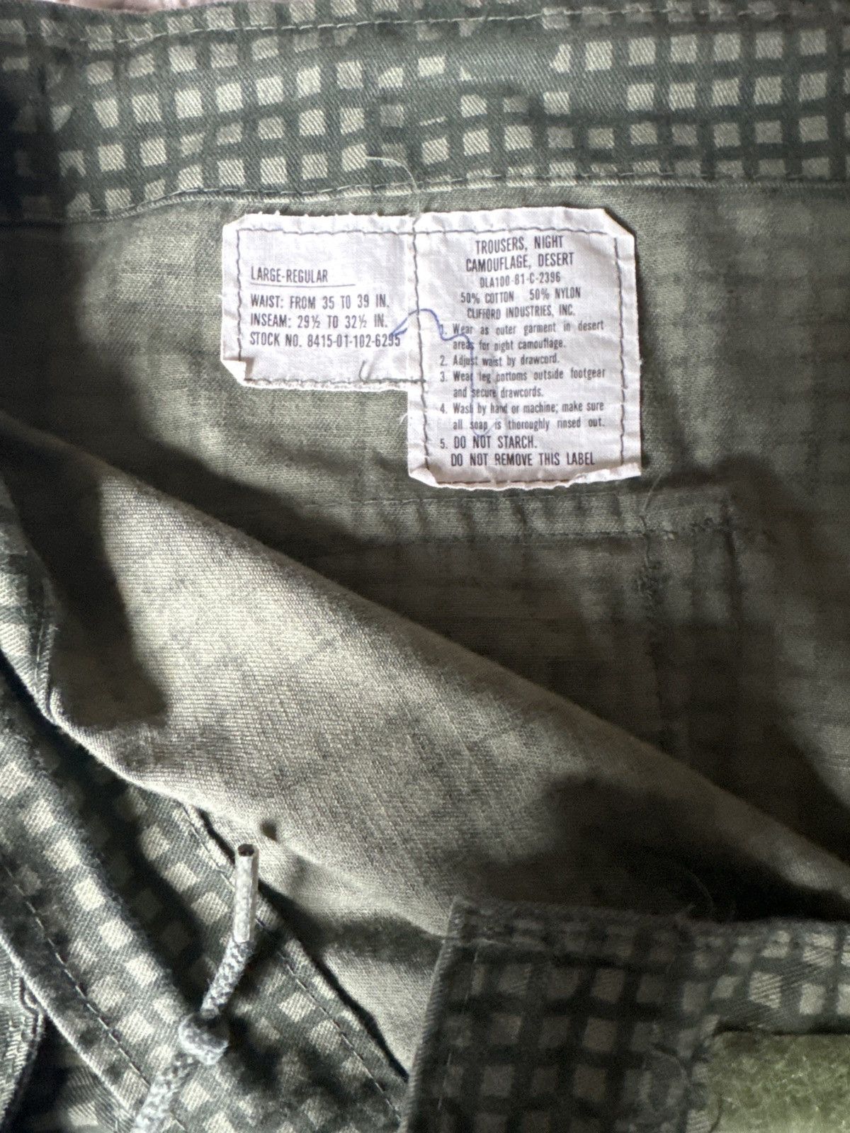 Junya Watanabe × Vintage Vintage Junya Watanabe Style Army Pants Size US 35 - 3 Thumbnail