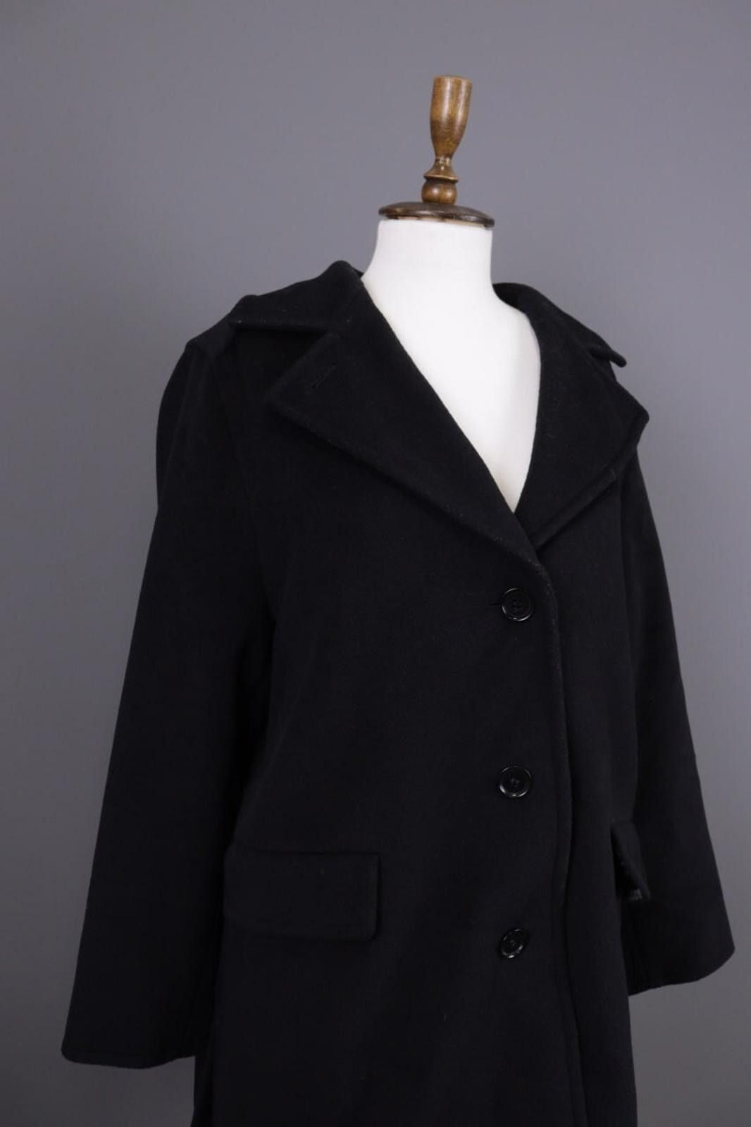 Designer Max Mara Pure Wool Single Breasted Coat GB 12 US 10 IT 44 Size L / US 10 / IT 46 - 6 Thumbnail