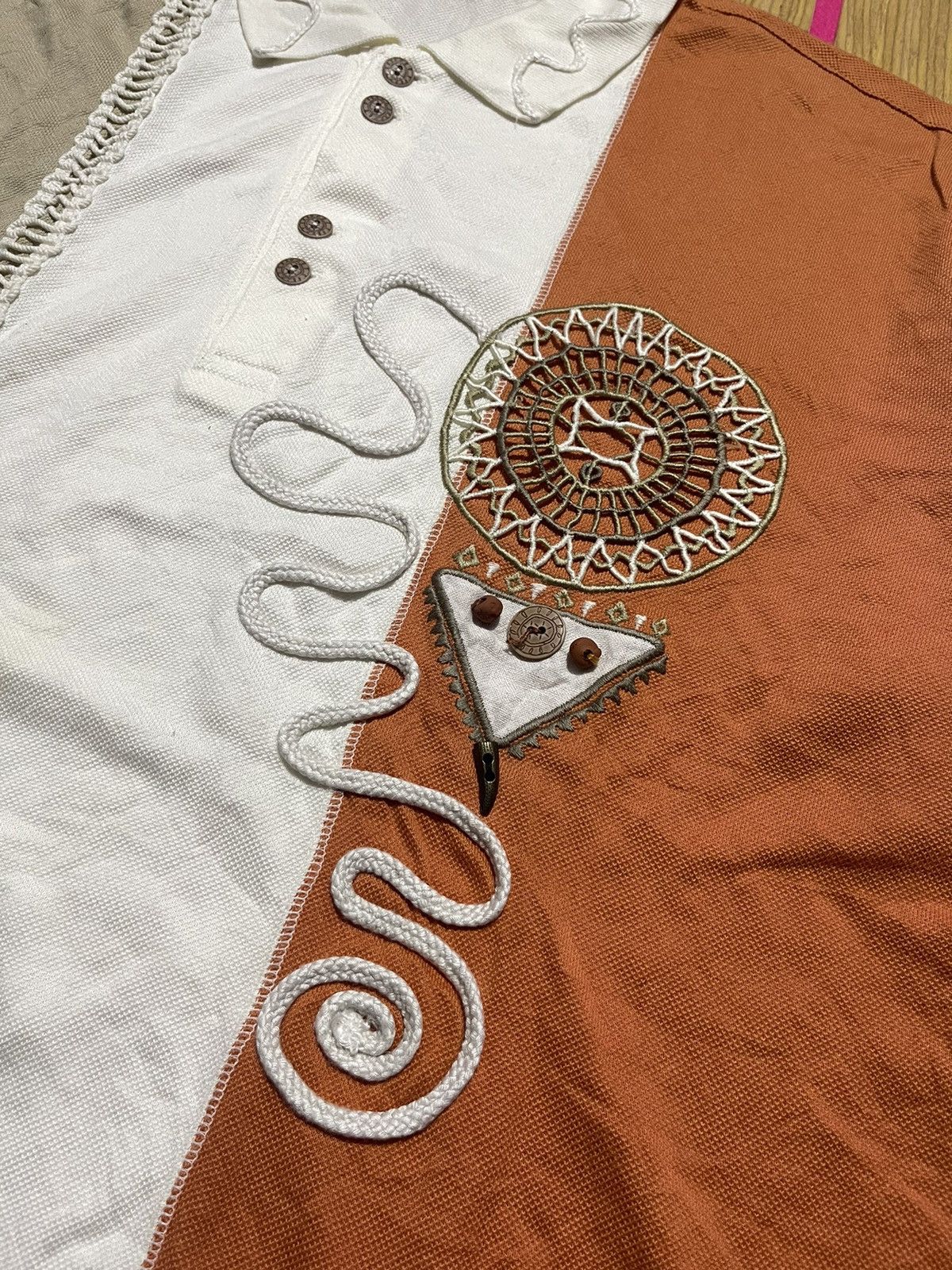 If Six Was Nine Y2K LANCEL polo short tshirt rare vintage style Size US XL / EU 56 / 4 - 3 Thumbnail