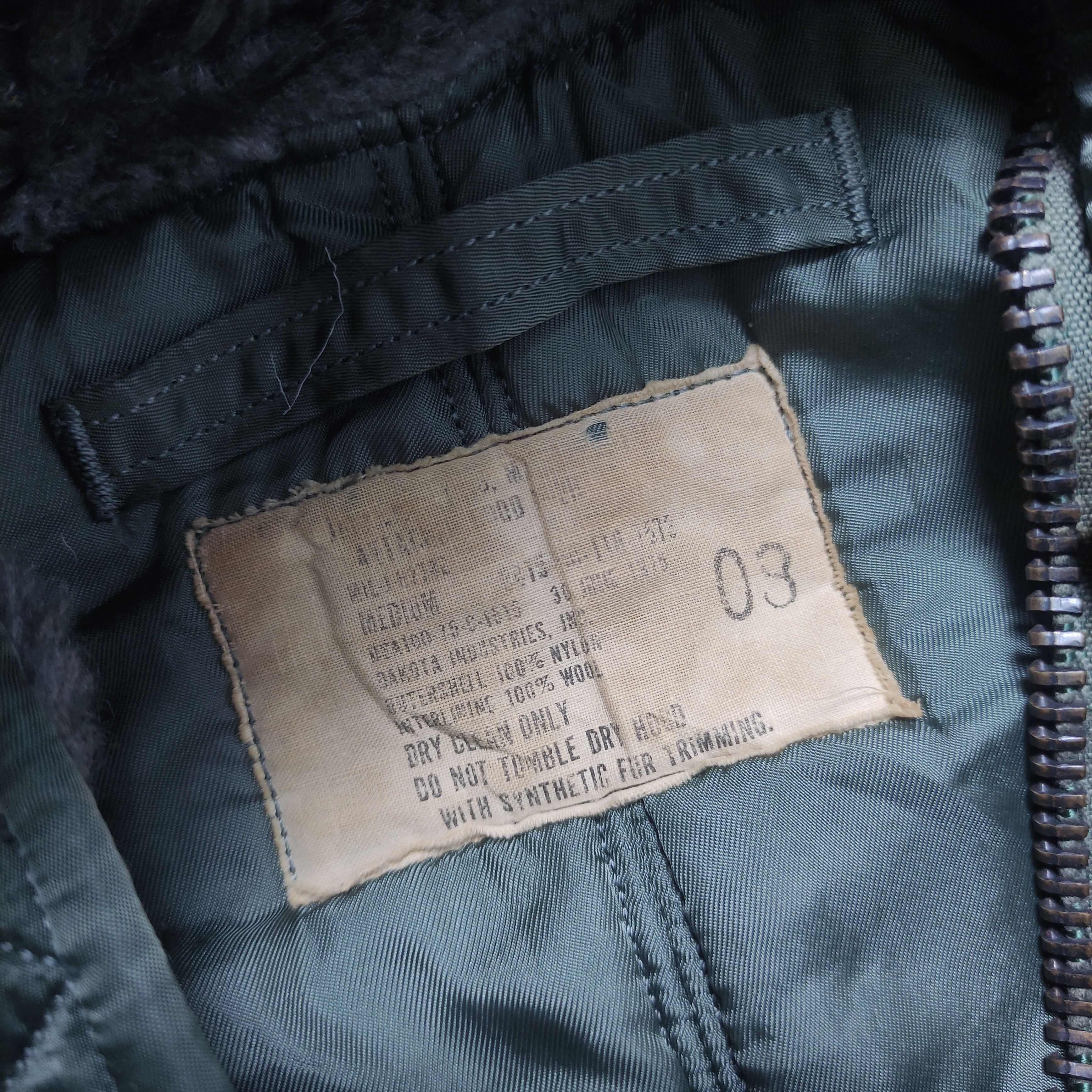 If Six Was Nine Vintage N2B Military Jacket – 1970s Vietnam Era Size US M / EU 48-50 / 2 - 10 Thumbnail